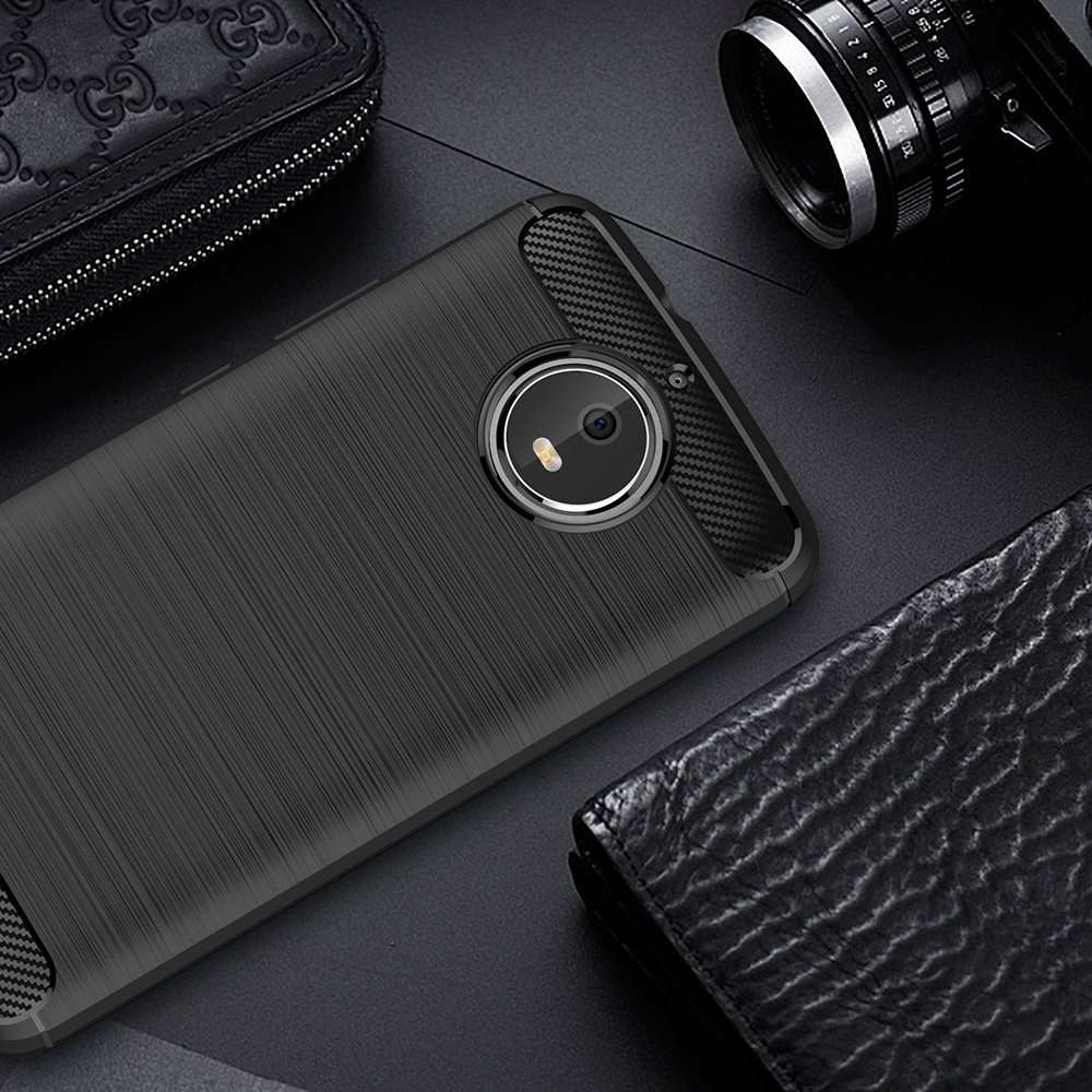 NALIA Case Compatible with Motorola Moto G5S, Silicone Ultra-Thin Protective Phone Cover Rugged Rubber-Case Gel Soft Skin, Shockproof Slim Back Bumper Protector Smartphone Back-Case Shell - Black 2