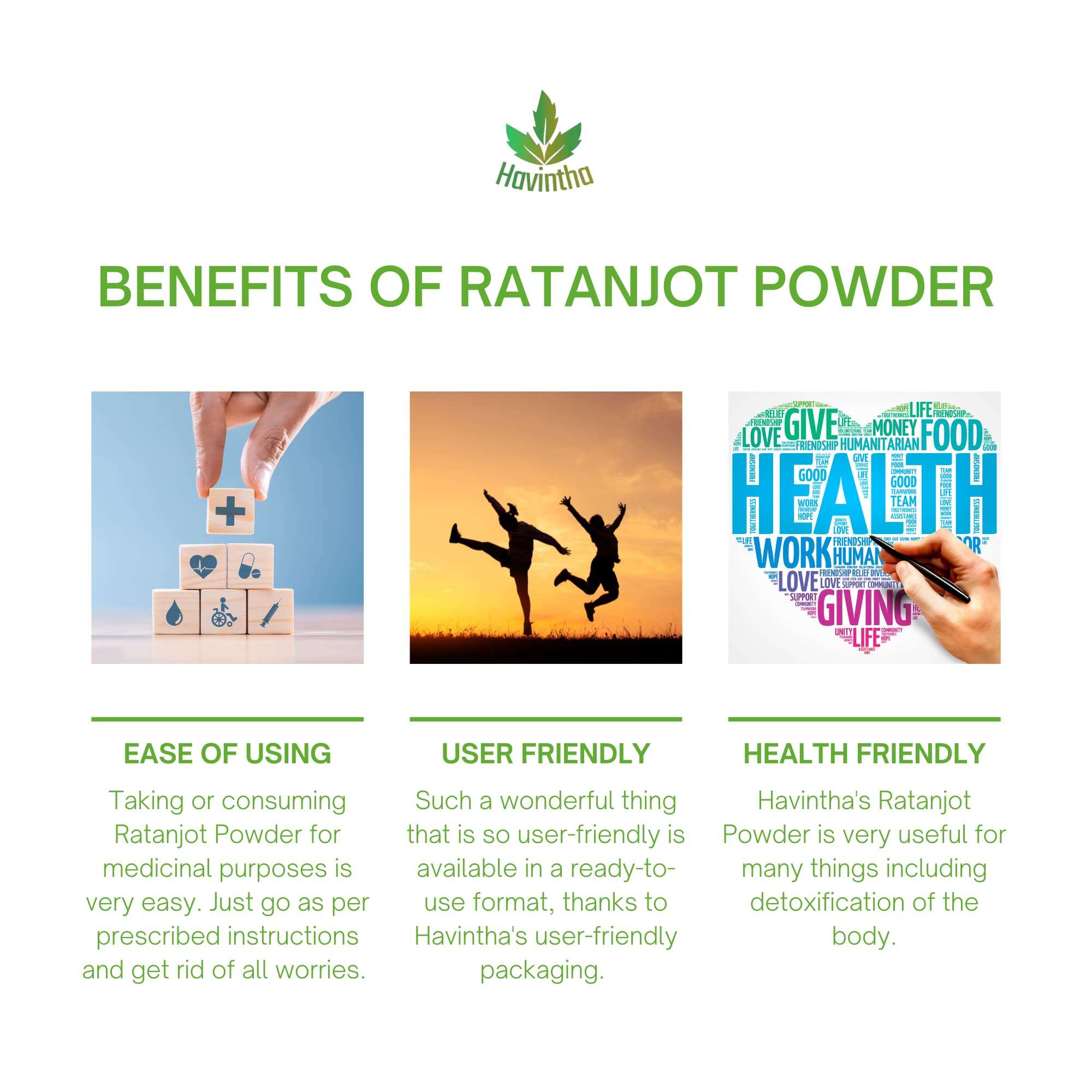 Havintha Ratanjot Powder (Root) Use for Hair Fall, Hair Growth, Skin Burns (100 g) 4