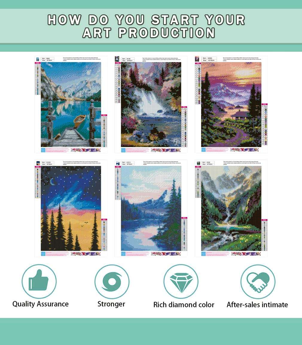 6pack Diamond Painting Kits 3