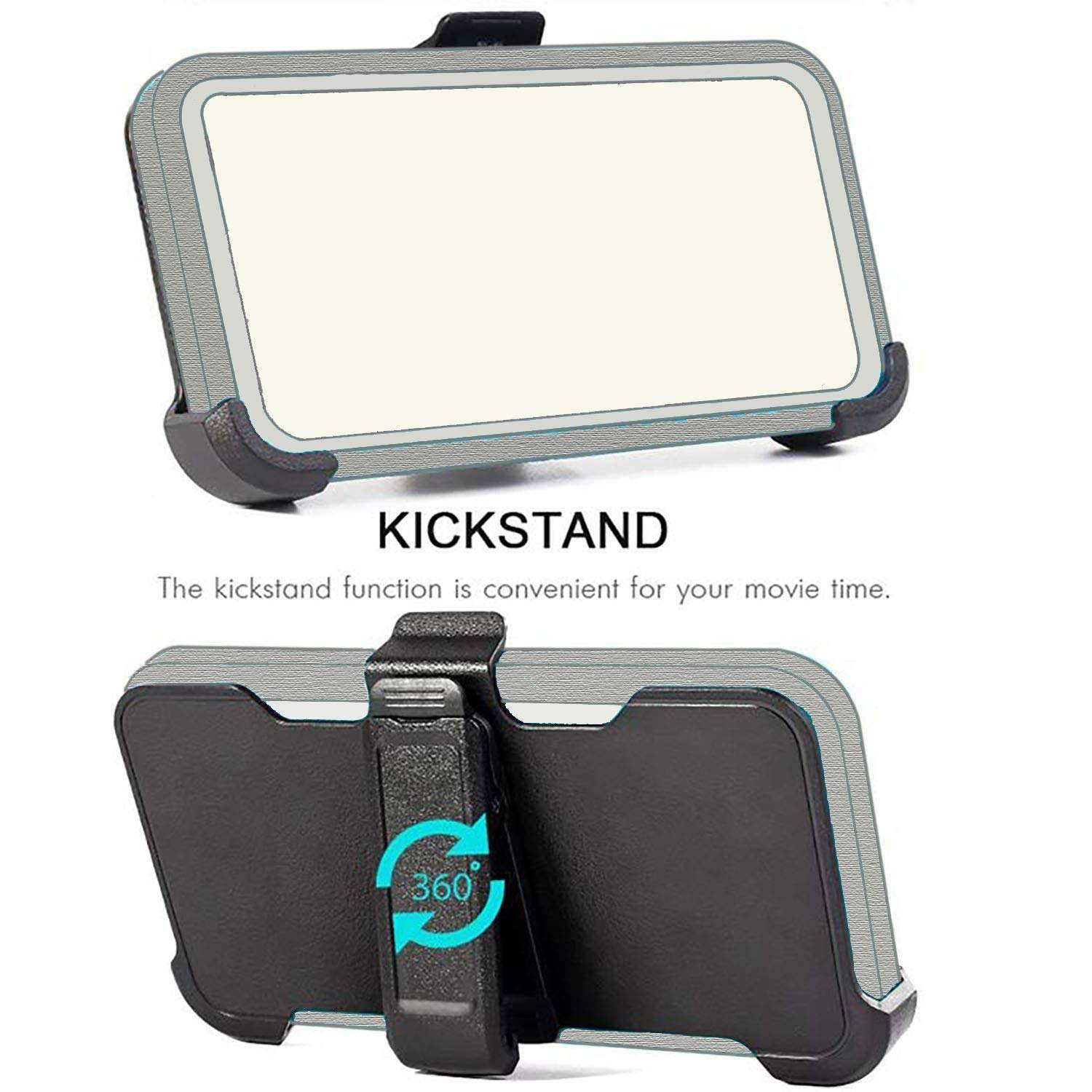 Samsung Galaxy Note 10 Guarder Case with Belt Clip Holster for Samsung Note 10 6.3 Inch - Without Screen Protectors Aqua 3