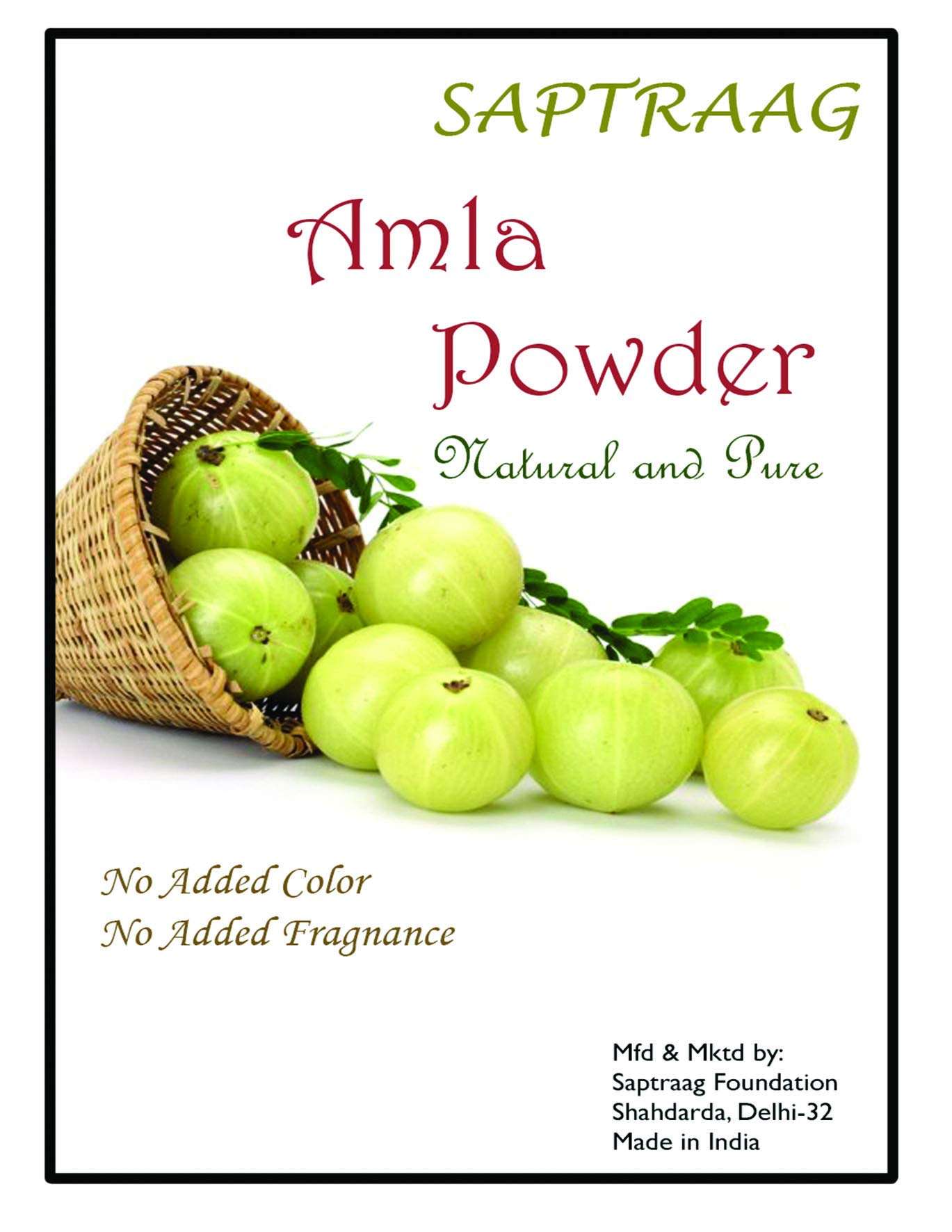 Saptraag 100 gm each Reetha Amla Shikakayi Powder 4