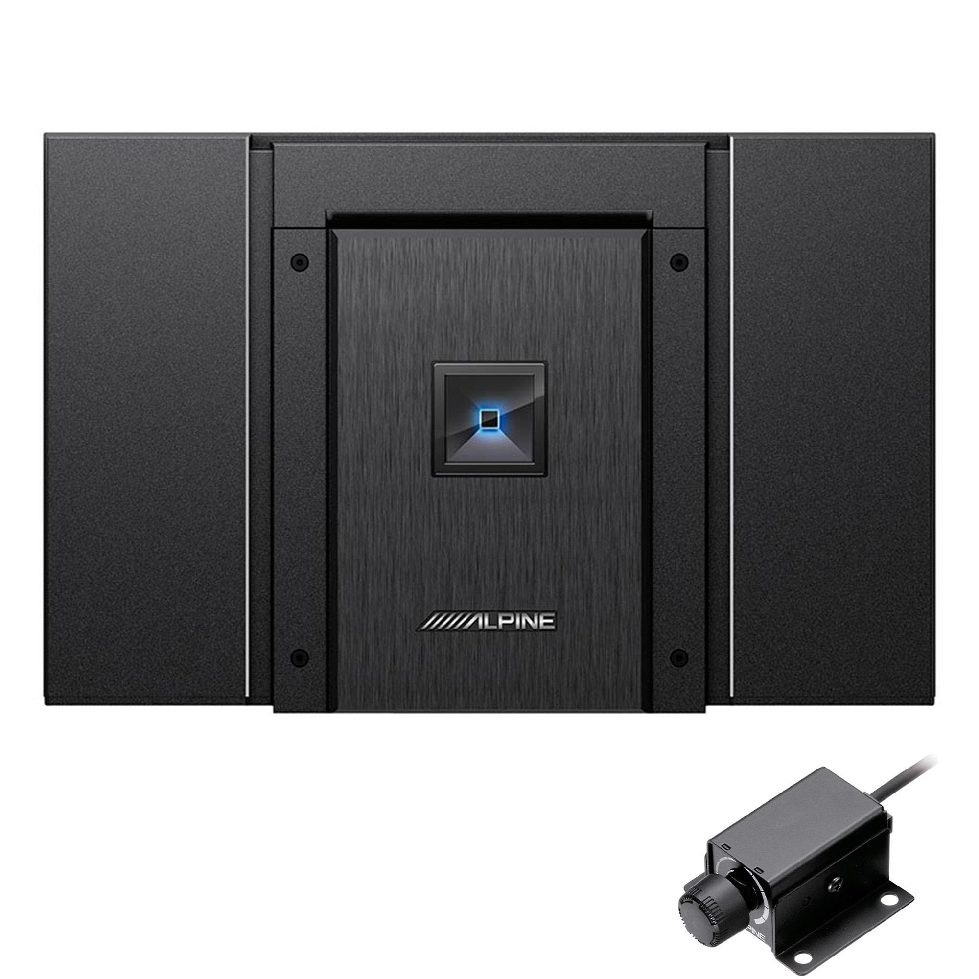 Alpine Status HDA-V90 Hi-Res 5-Channel Amplifier & Alpine RUX-KNOB.2 Remote Bass Knob Bundle