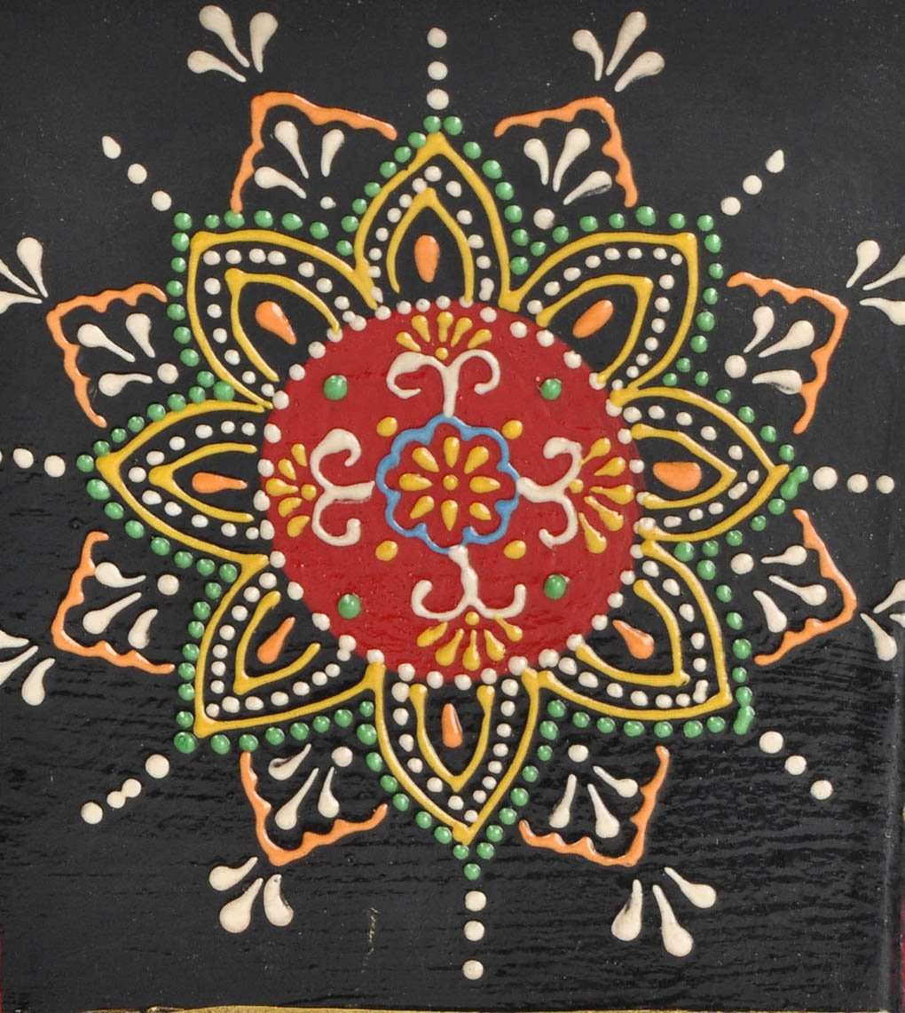 Lalhaveli Home Garden Balcony Decor Iron Garden Decorative Outdoor Flower Pot Stand Flower Plant Stand for Balcony (5X5X4.5 Inch) 5