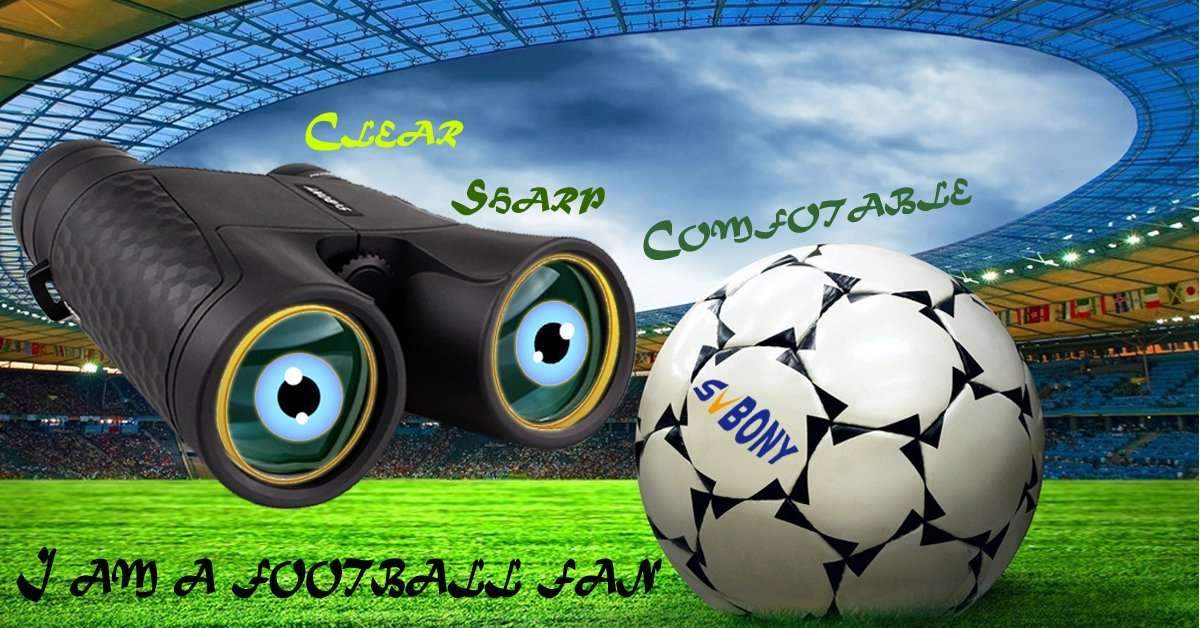 SVBONY SV30 Compact Binoculars for Adults,10x42 Binoculars Lightweight with Neck Strap,Fixed Focus Binoculars Red for Sports Events Camping Bird Watching 6