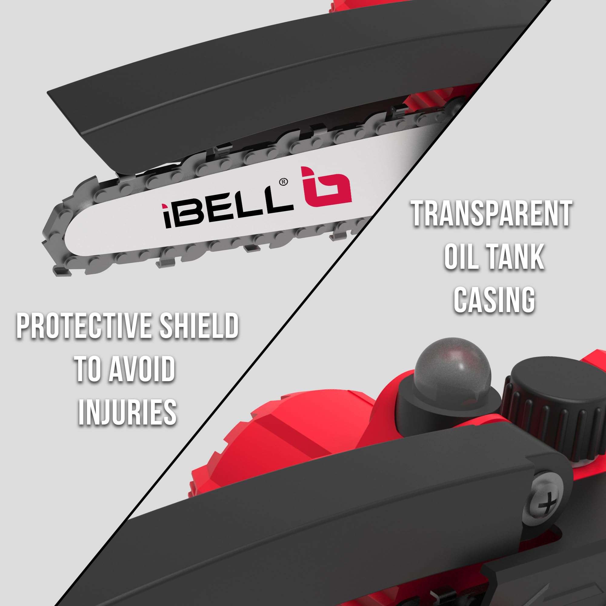 iBELL BS 20-08 Cordless Chainsaw Brushless, 20V,Wood Cutting Machine | 8" Chain Saw with 4.0Ah Battery & Charger | Tree Cutter Tool with BMC Box – One Power Series 6