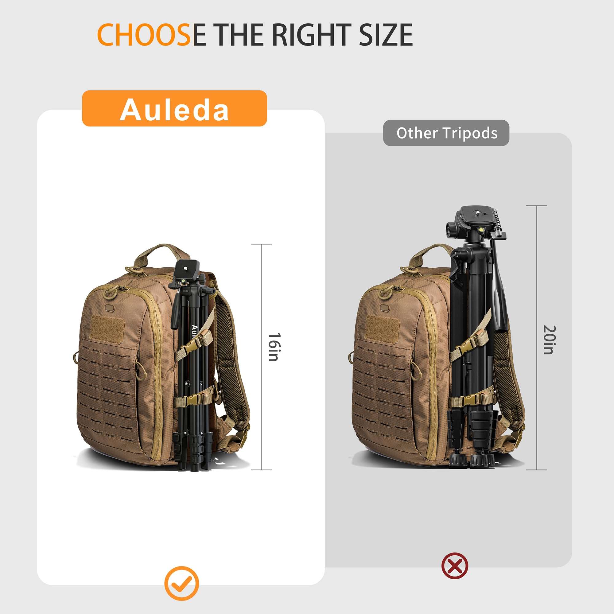 71″ Camera Tripod Aluminum Tall Tripod Stand Compatible with Canon Nikon with Wireless Remote Phone Holder and Bag Max Load 6.6 LB 4