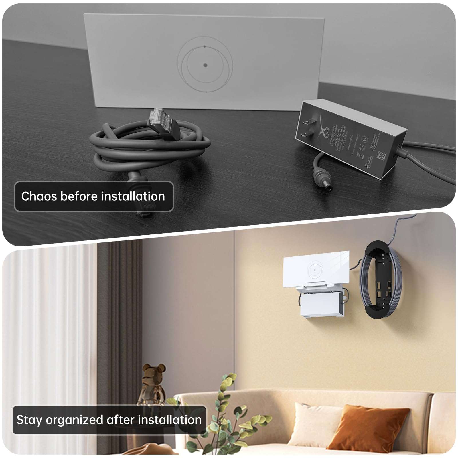 XLTTYWL Starlink V3 Poe Injector, 150W 2 in 1 GigE Passive & ESD Protection Starlink 12v Conversion Kit, Starlink DC Step UP Converter DC 9-36V/150W with gen3 Router Mount for Starlink Gen 3 Dishy 5