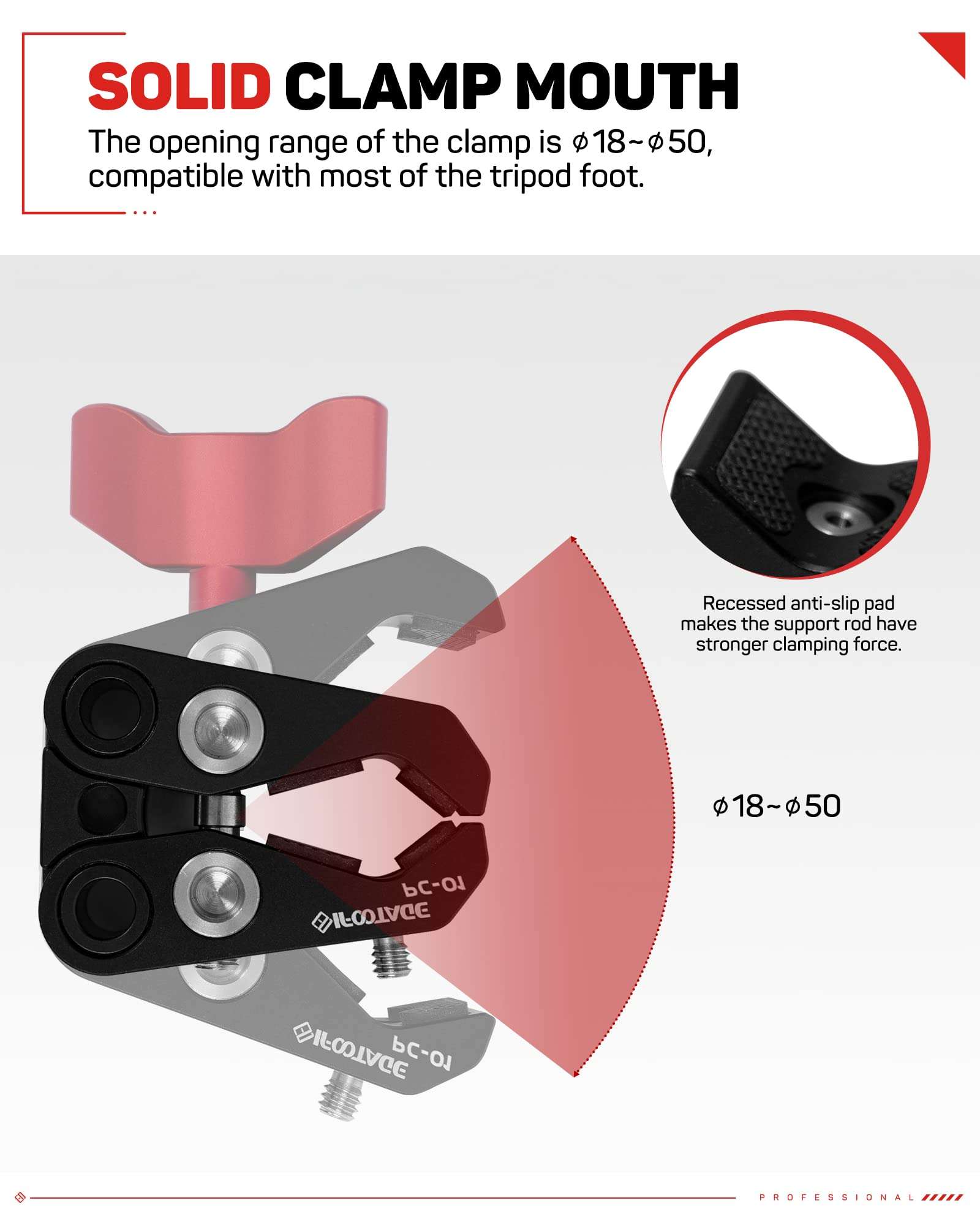 IFOOTAGE Camera Clamp PC-01 4