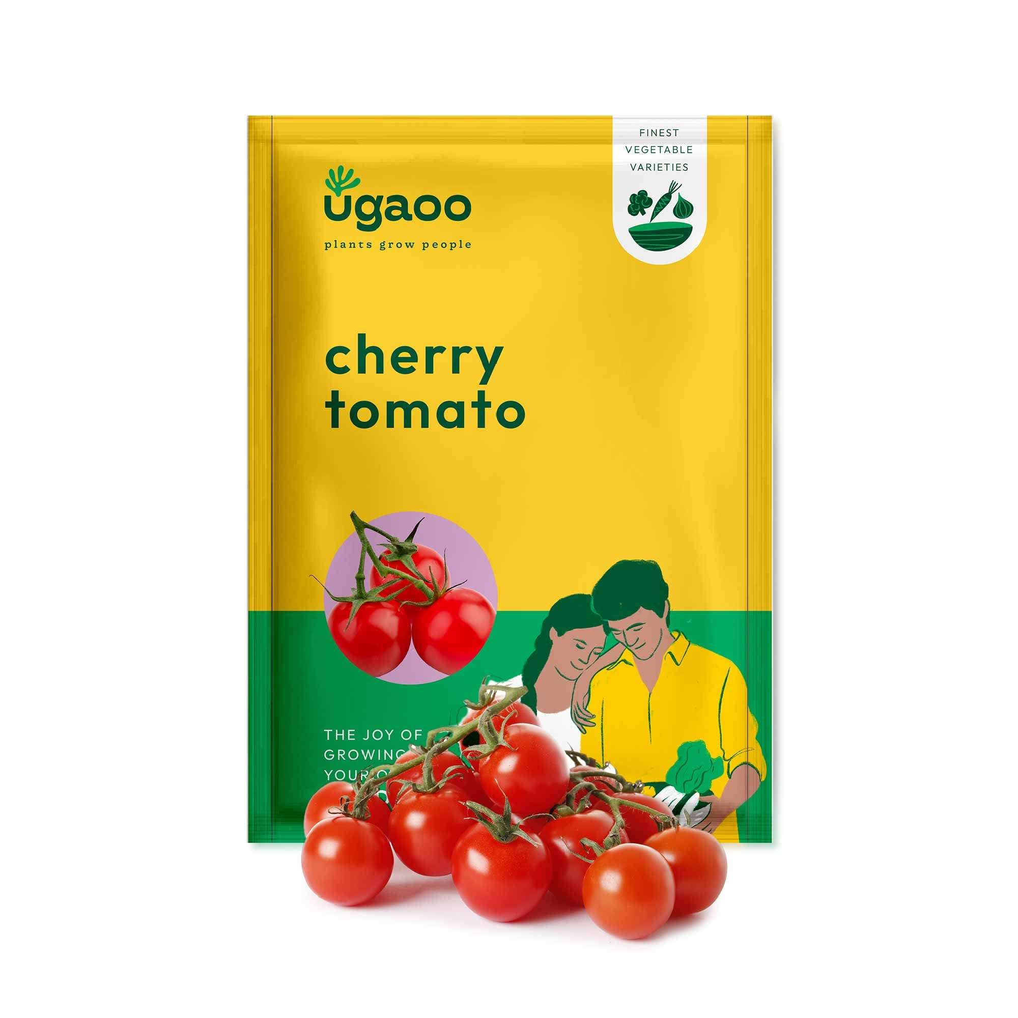 UGAOO Cherry Tomato Vegetable Seeds (Red, Pack of 200mg, 50 Seeds) 1