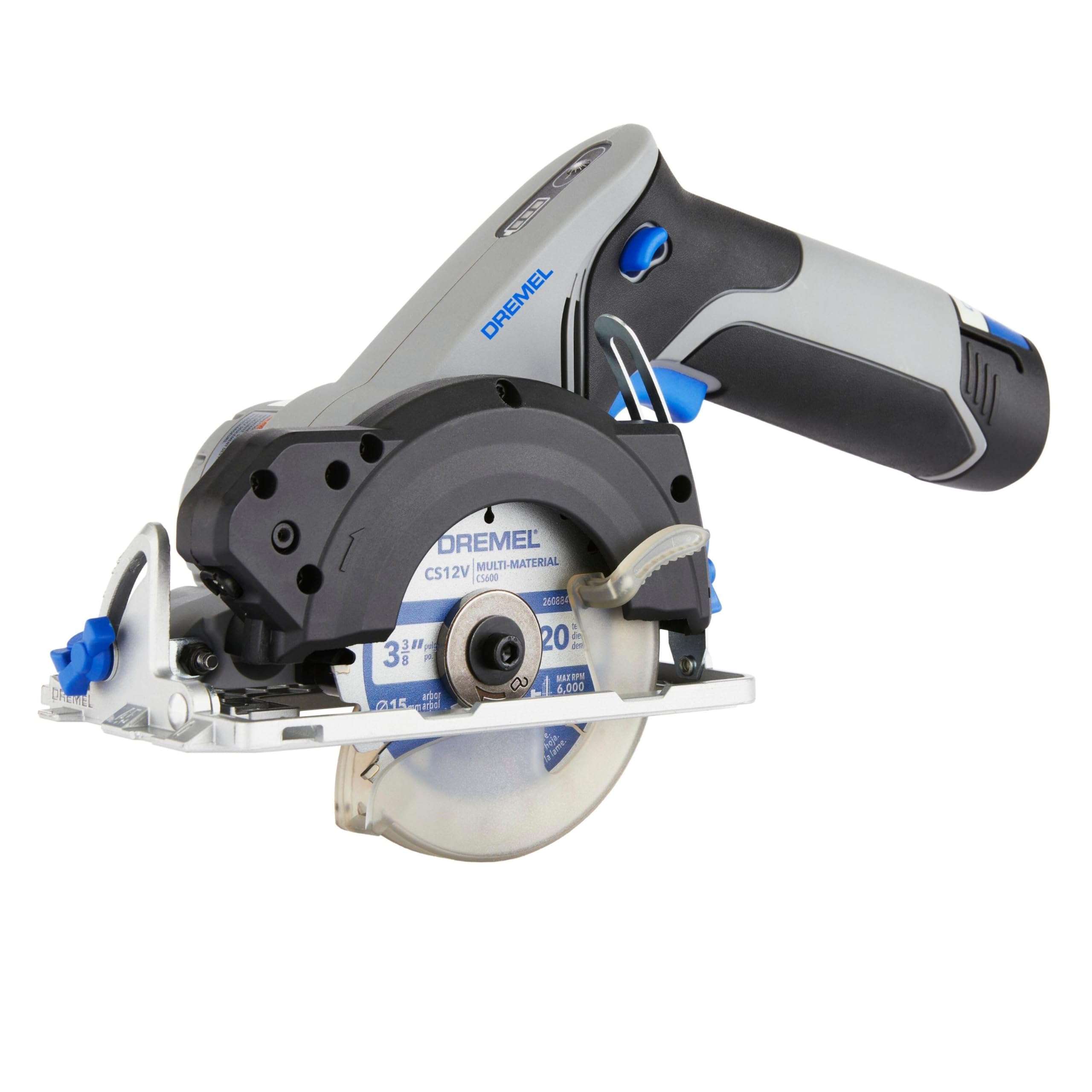 Dremel Blueprint 12V Brushless Compact Circular Saw with Integrated Laser Guide, Lithium-Ion Battery and Charger (CS12V-S1)