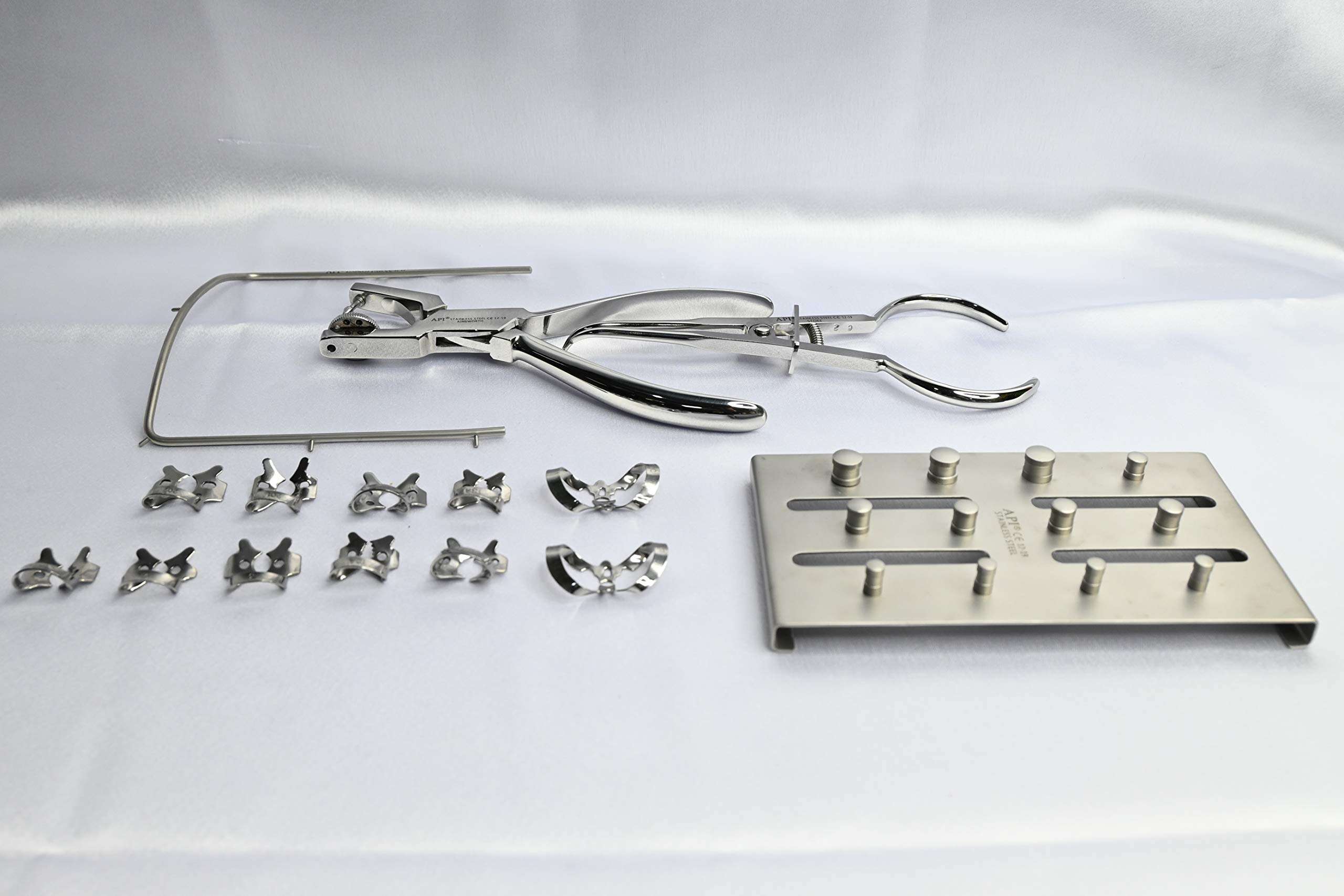 PYRAX API RUBBER DAM KIT With 10 Clamp & Clamp Holder ISO & CE Certified Best Quality 4