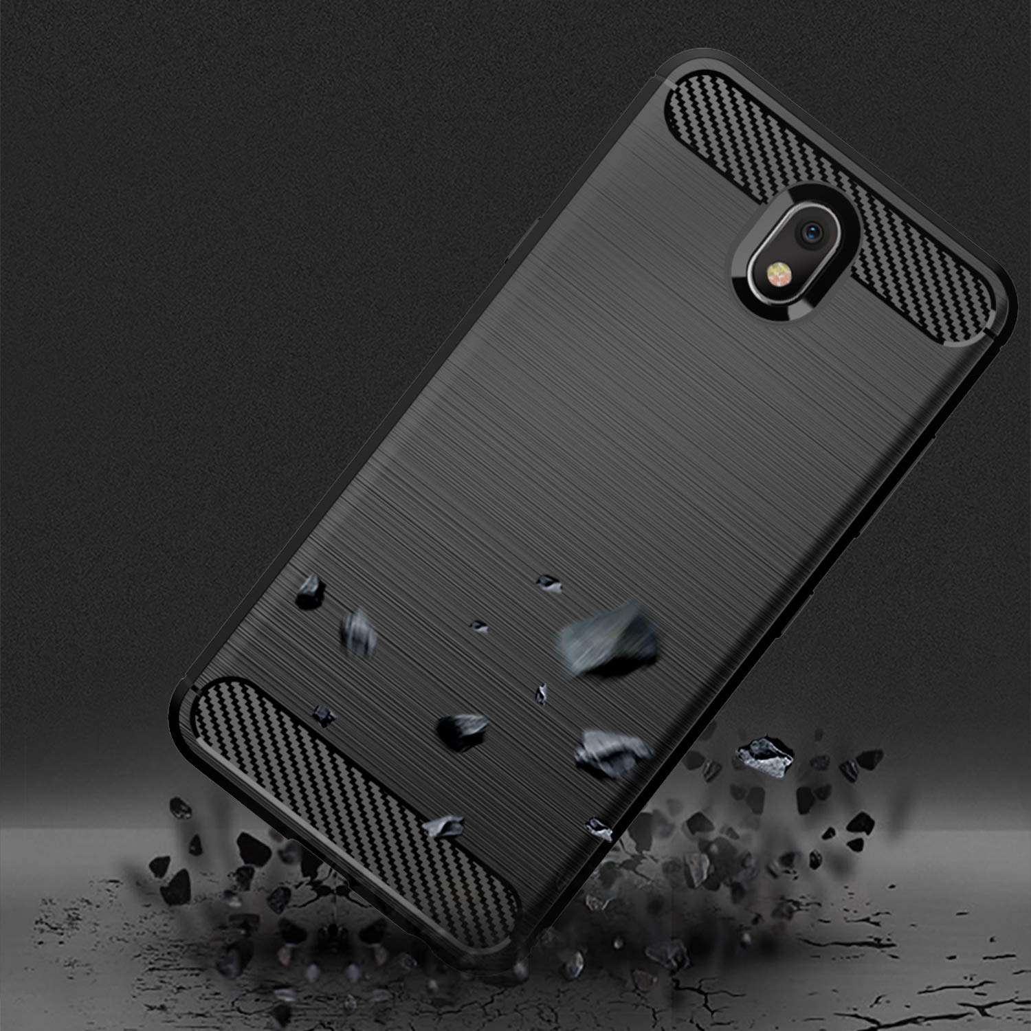 Dzxouui for LG Escape Plus case,LG K30 2019/Arena 2 case,Protective Phone Cover Shockproof Soft TPU Cases for LG K30 2019/X2 2019/Arena 2/Tribute Royal/Journey LTE/Escape Plus(DL-Black) 6