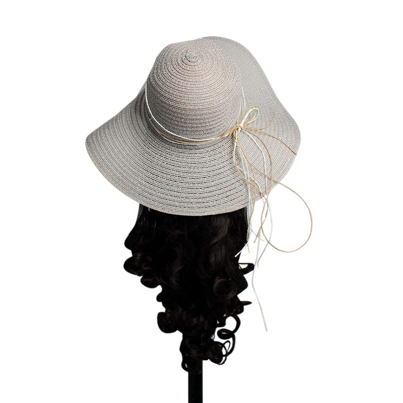 MAJIK Fedora Hat Attached Curly Hair Extension for Women and Girls (Black) 4