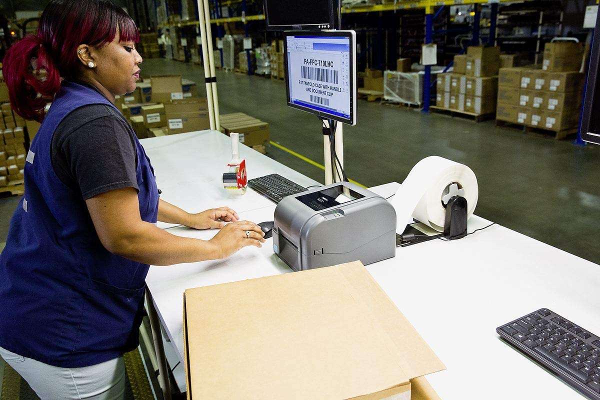 Brother TD-4420TN 4-inch Thermal Transfer Desktop Network Barcode and Label Printer, for Long Term Durable Labels and Barcodes, 203 dpi, 6 IPS, Standard USB 2.0, Serial, Ethernet LAN 5