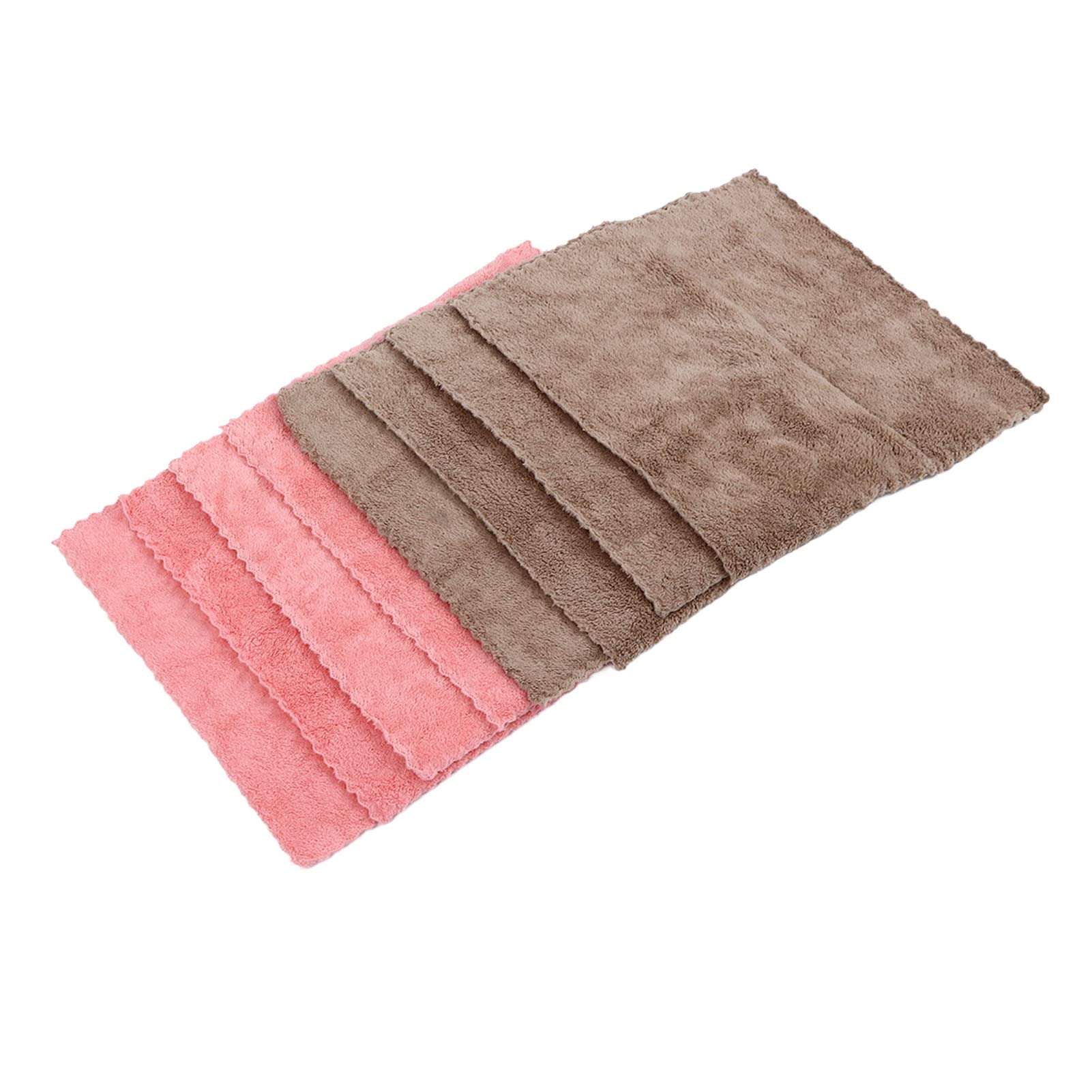 Cleaning Towel, Anti Sticking Oil Good Durability Wearproof Microfiber Dish Cloth for Kitchen 1