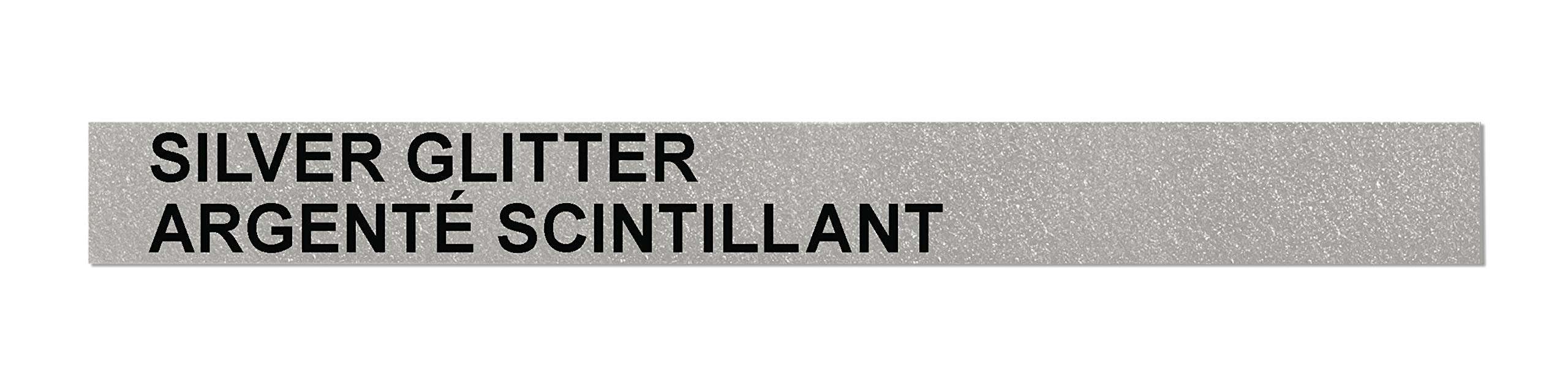 DYMO COLORPOP Authentic Label Maker Tape, 1/2" W x 10' L, Black Print on Silver Glitter, D1 Standard 3