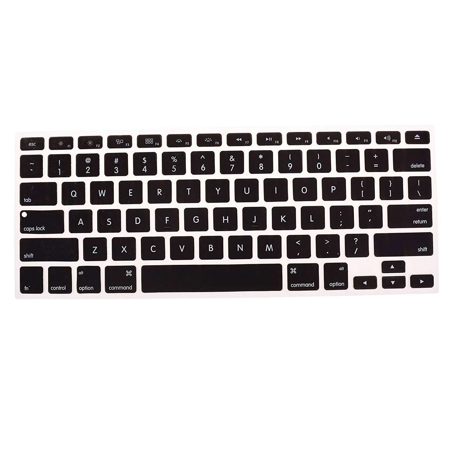 Cosmos ® Ultra Thin Clear Soft Silicone Keyboard Cover Skin Protector for Wireless Keyboard MC184LL/B (Black) 1