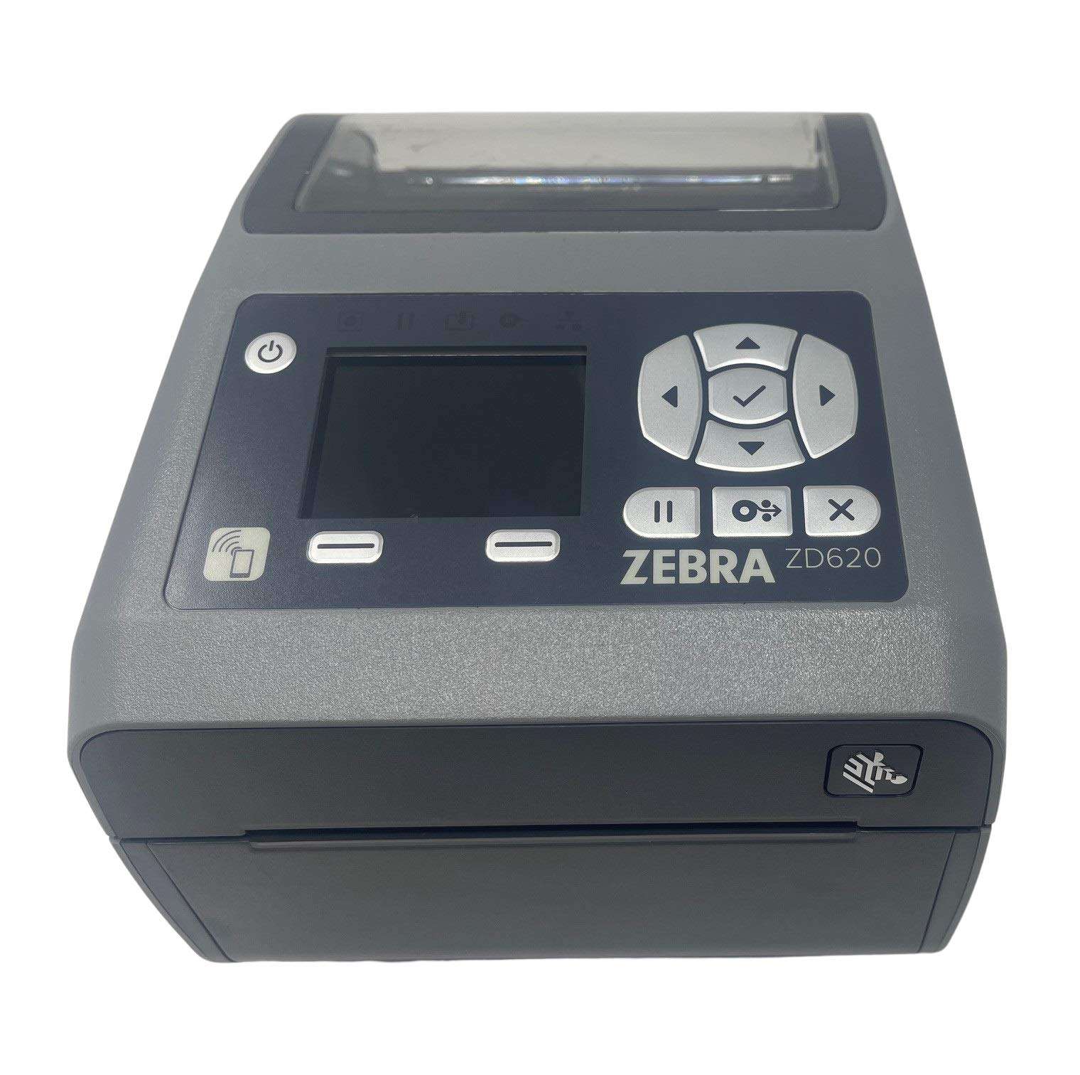Zebra - ZD620d Direct Thermal Desktop Printer with LCD Screen - Print Width 4 in - 203 dpi - Interface: WiFi, Bluetooth, USB, Serial, Ethernet - ZD62142-D01L01EZ (Renewed) 1