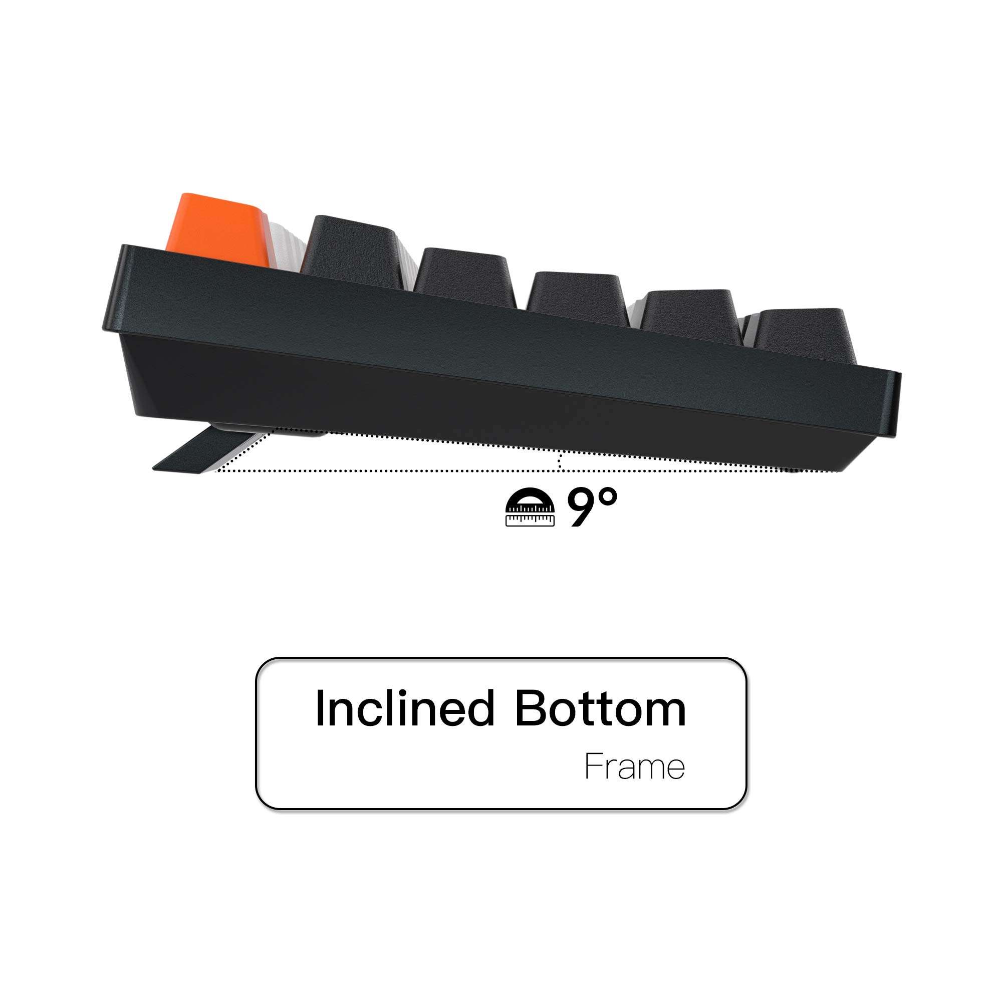 Keychron C1 Hot-swappable Wired Mechanical Keyboard with Gateron G Pro Red Switch/Double-Shot ABS Keycaps/White Backlight/USB Type-C Cable, Tenkeyless 87 Keys Computer Keyboard for Mac Windows PC 6