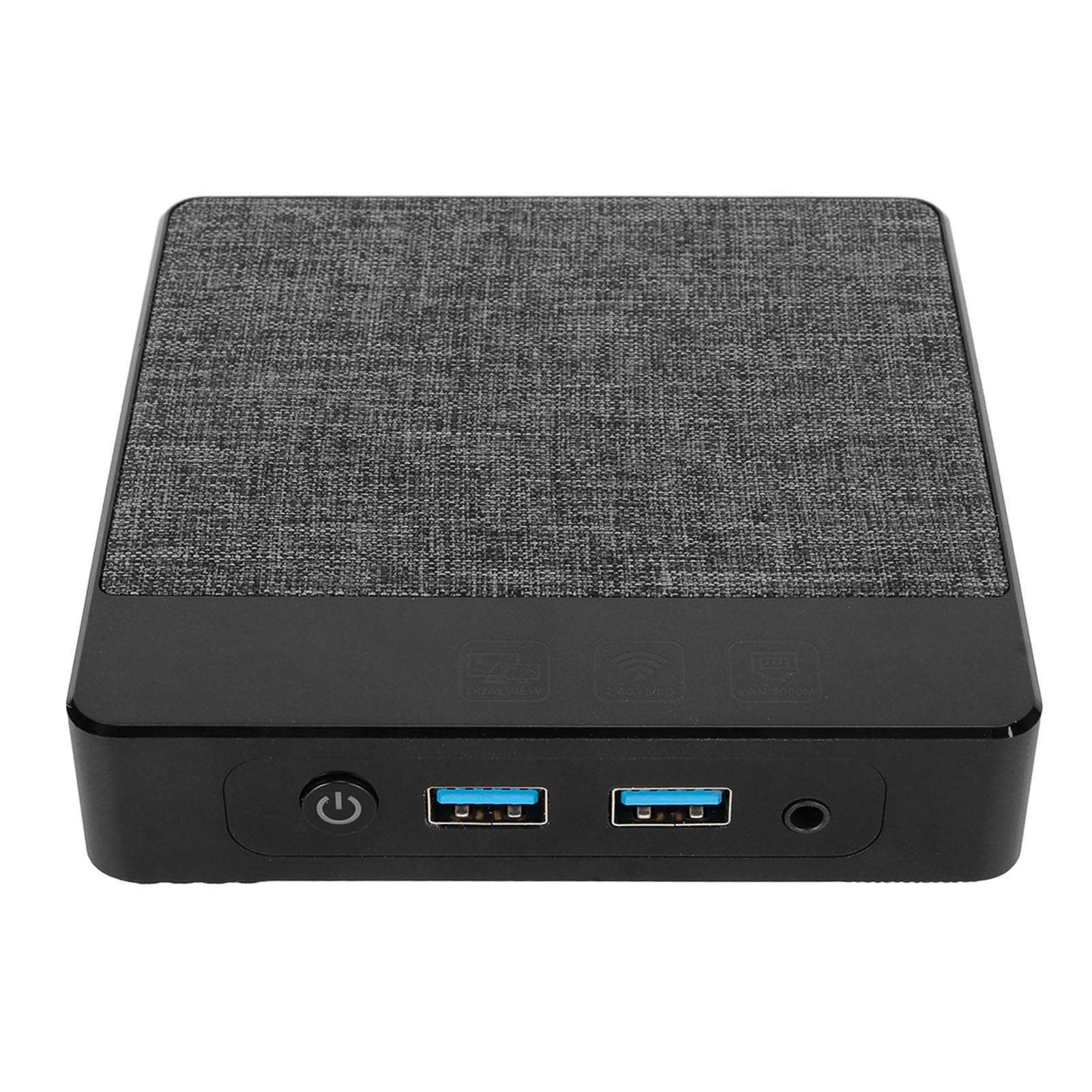 Rvtkak Mini PC, 100-240V Support 4K 60Hz Mini Gaming PC 2.4G 5G WiFi for Office (US Plug 6+64+256) 1