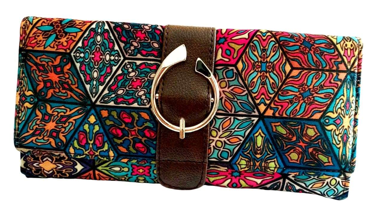 Women's IKKAT Wallet 1