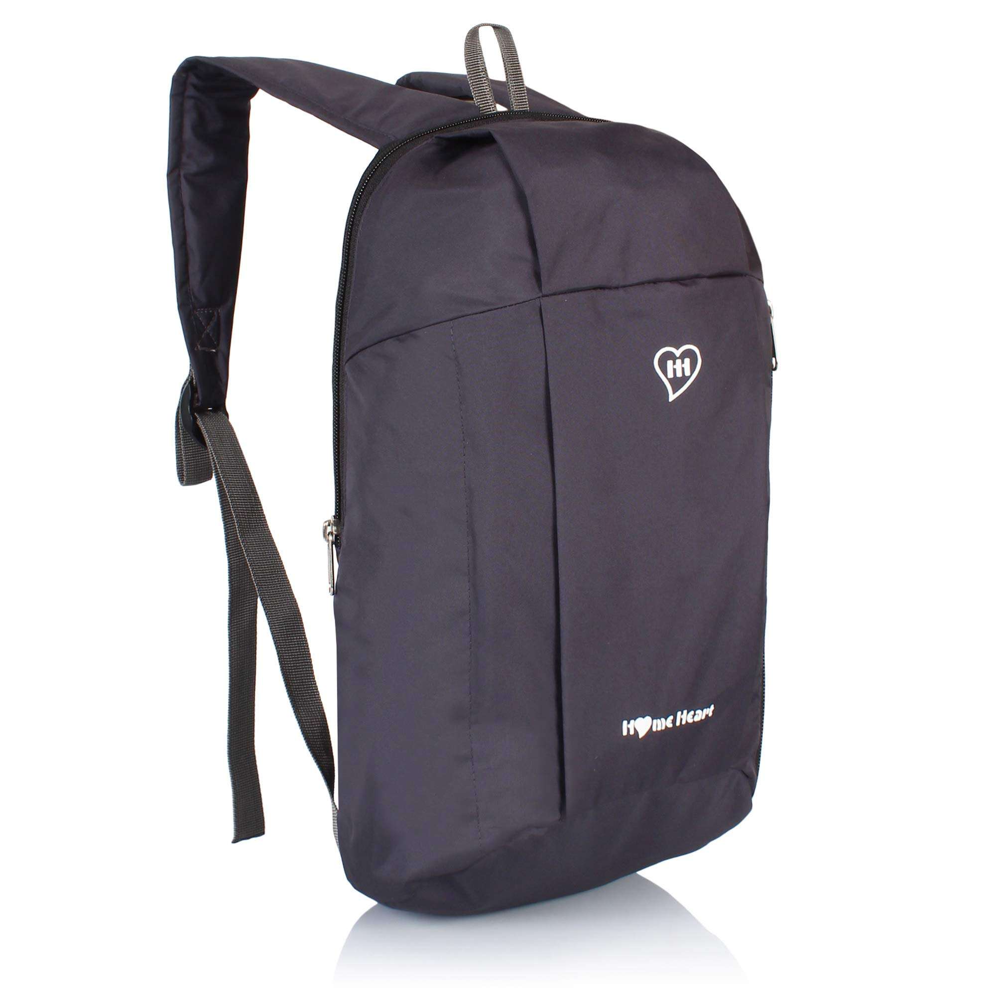 HOME HEART Brands DOMINO Small 16.5x9.5x4.25 inch nylon 10L Backpack, Water Resistant, Outdoor Lightweight Hiking, Daypack Mini Bookbags for Men, Women, Adults, Kids 1