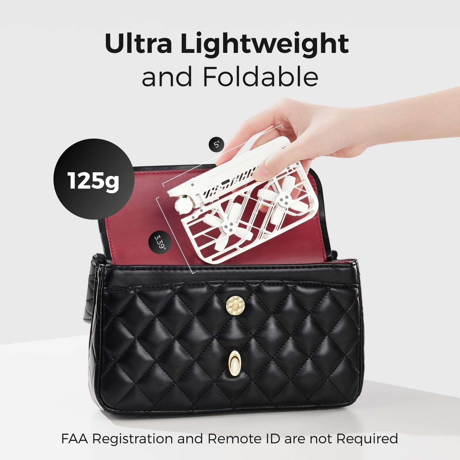 HOVERAir X1 Drone with Camera, Self-Flying Camera Drone with Follow Me Mode, Foldable Mini Drone with HDR Video Capture, Palm Takeoff, Intelligent Flight Paths, Hands-Free Control White (Combo Plus) 2