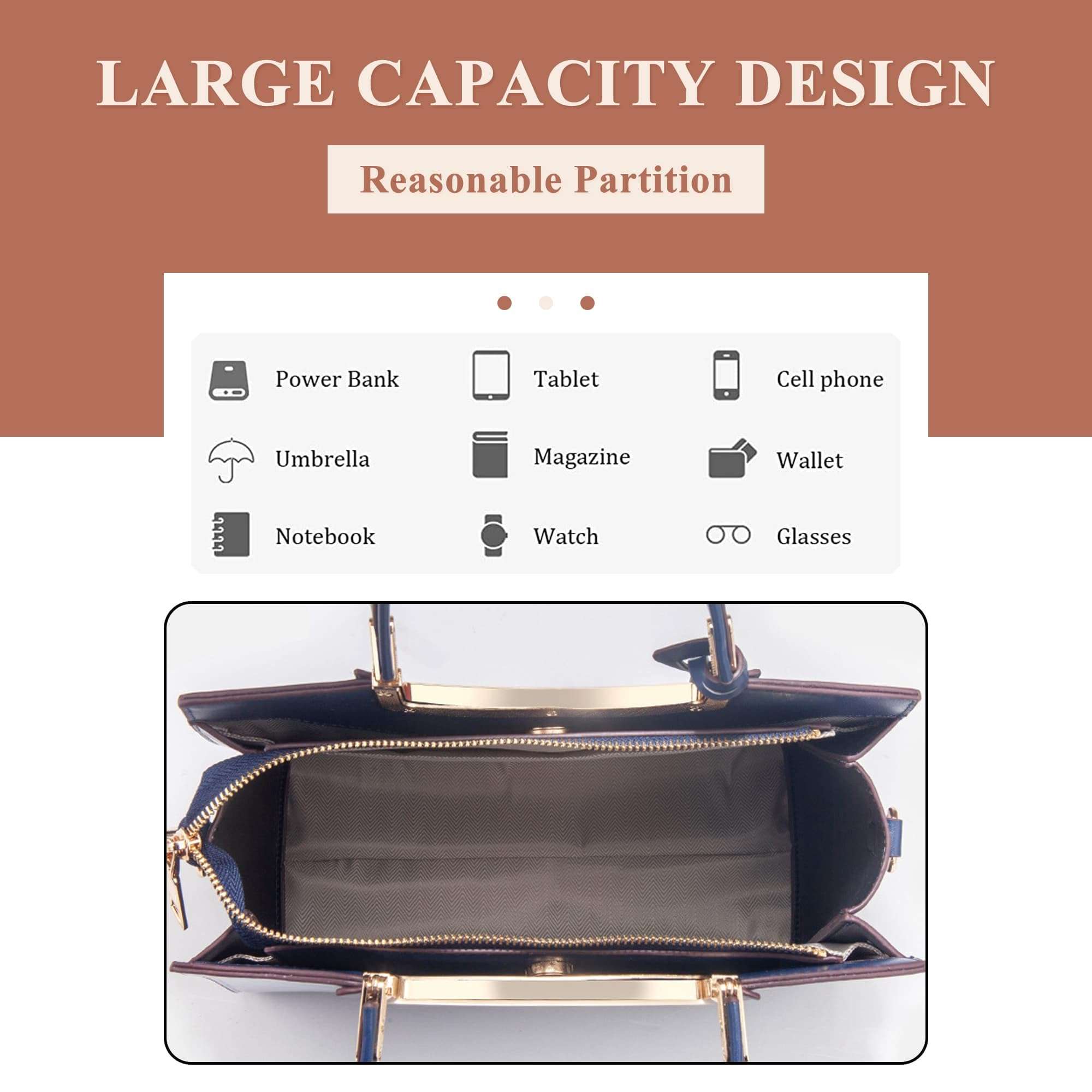 LANGSER Women's Handbag Puese PU Leather Flower Embroidery Shoulder Bag Chic Crossbody Large Commuter Top Handle Satchel Bag 5