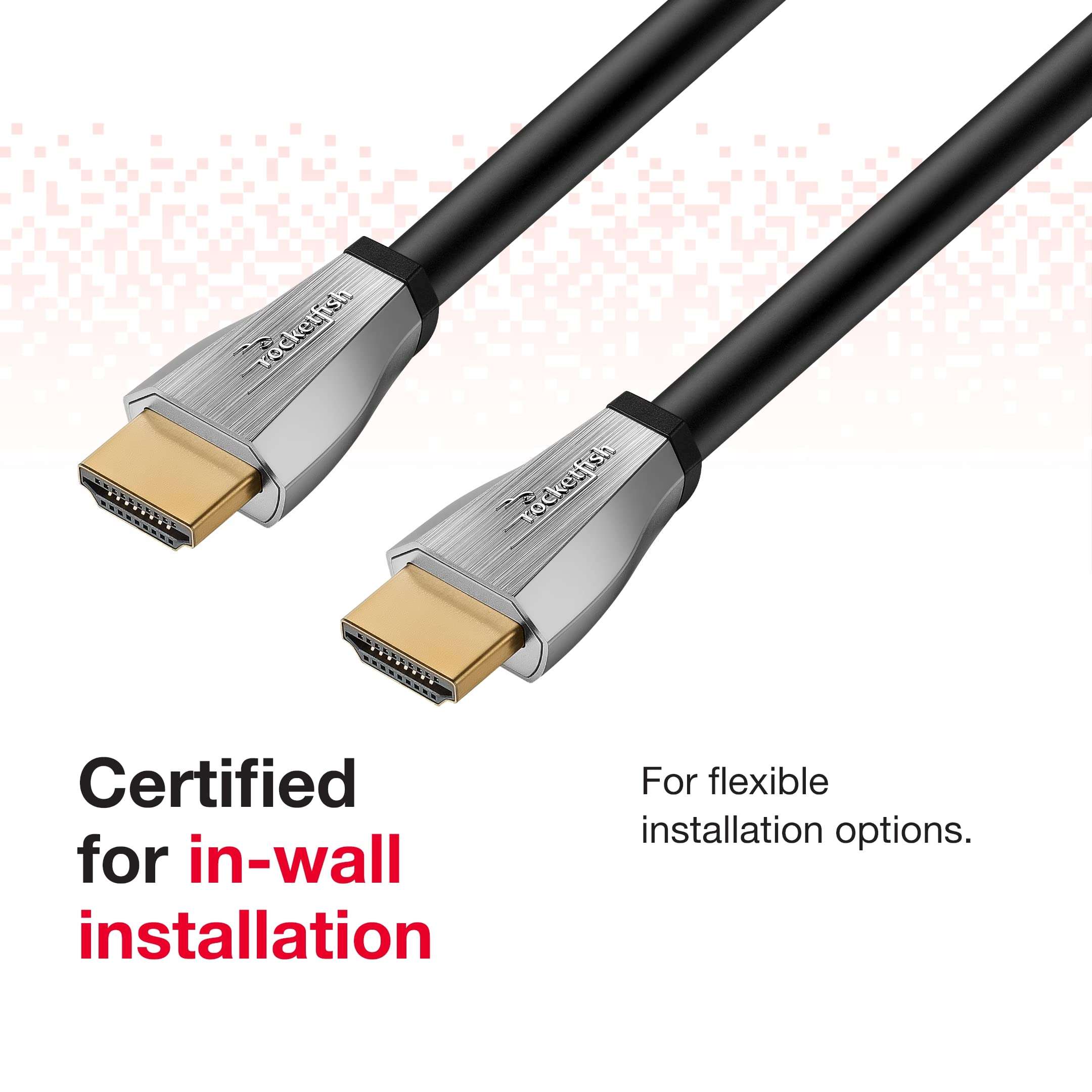 Rocketfish - 24' In-Wall HDMI Cable 5