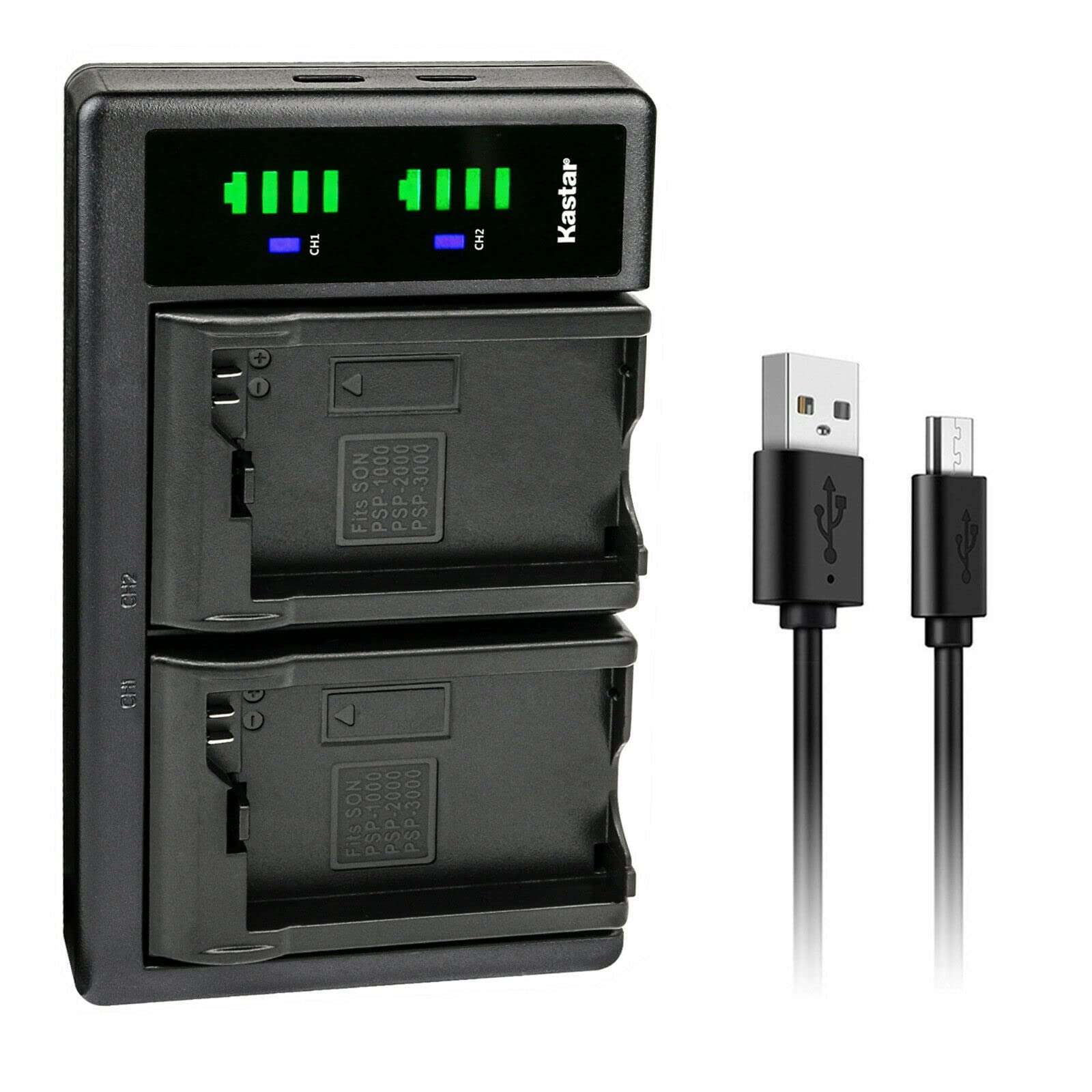 Kastar PSP 110 LTD2 USB Battery Charger Replacement for Sony PSP-S110 Battery, Sony PSP-2000, PSP-2001, PSP-2002, PSP-2003, PSP-2004, PSP-2005, PSP-2006, PSP-2007, PSP-2008, PSP-2009 1