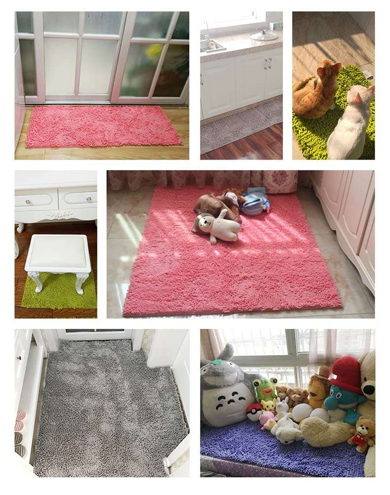 WorldCare® Bath Toilet Carpet Mats And Rugs For Bathroom Water Absorbing Rug Kitchen Carpets Bedroom Floor Mats : Style 2 4