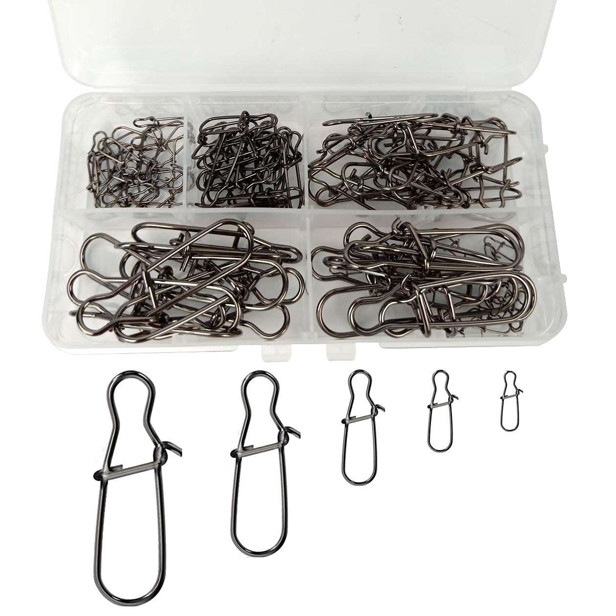 Eupheng 100PCS Fishing Swivel Nice Snap Assortment (Nice Snap) 2