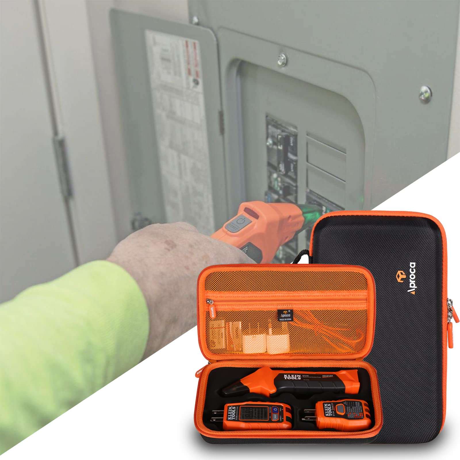Aproca Hard Travel Storage Carrying Case for Klein Tools ET310 AC Circuit Breaker Finder 4