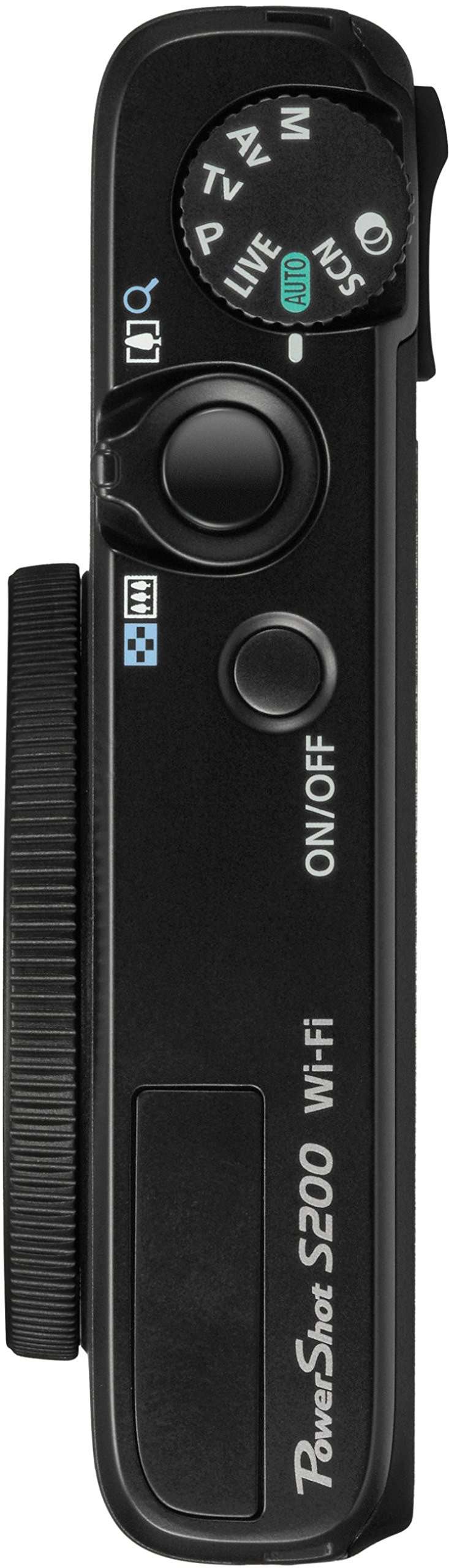 Canon PowerShot S200 - Digital Camera - Compact - 10.1 Mpix - 5 x Optical Zoom - Wi-Fi - Black 5