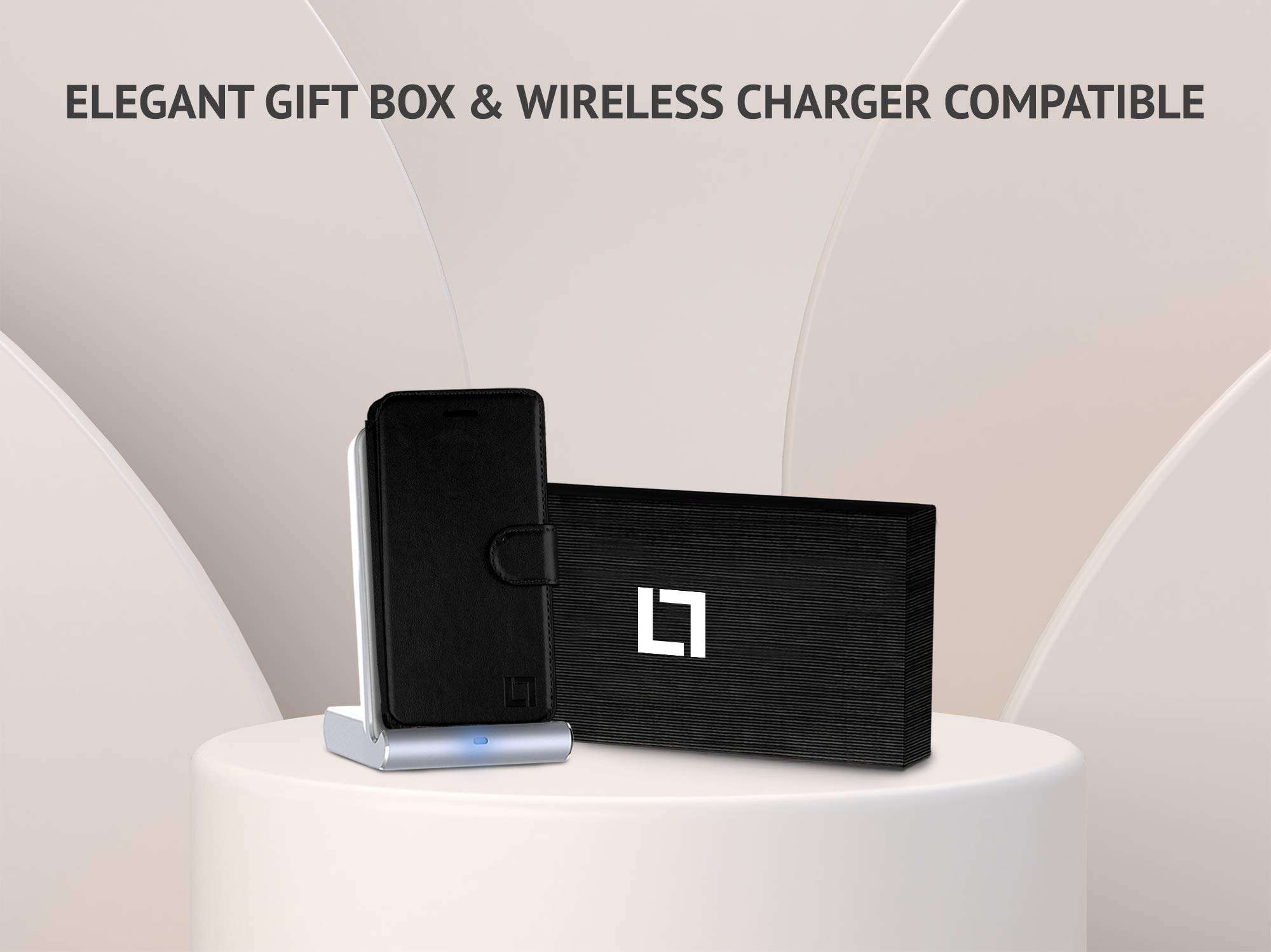 LUPA Legacy iPhone Xs Max Wallet Case - Slim & Lightweight Flip Case with Credit Card Holder - Desert Sky 5