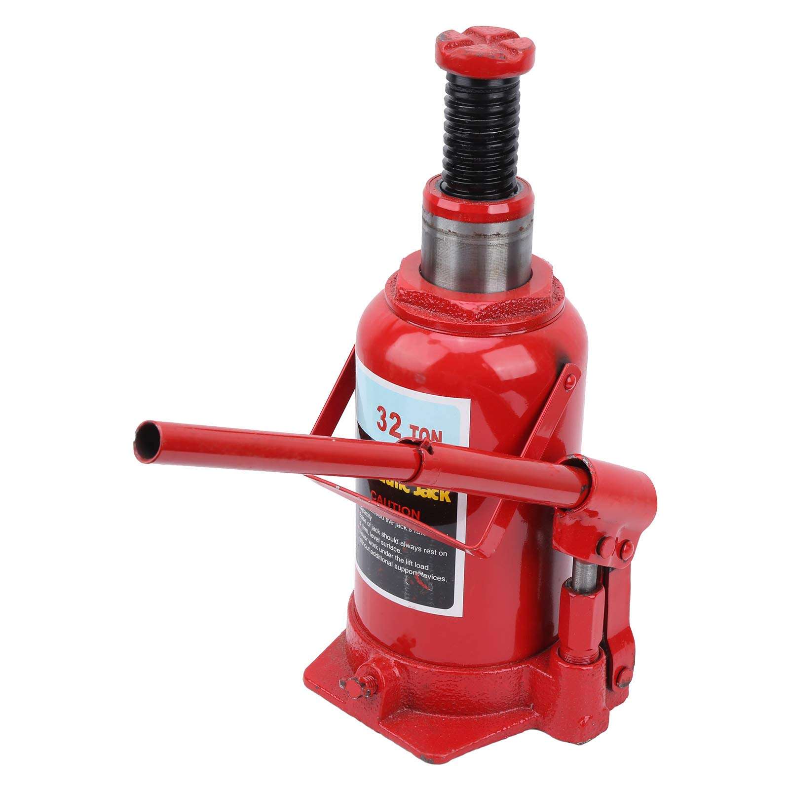 Torin Hydraulic Welded Bottle Jack, 32 Ton Hydraulic Bottle Jack, Car Lifting Tool, Steel Car Vehicle Repair Tool with Enlarged Base and Non Slip Top for Auto Repair and House Lift