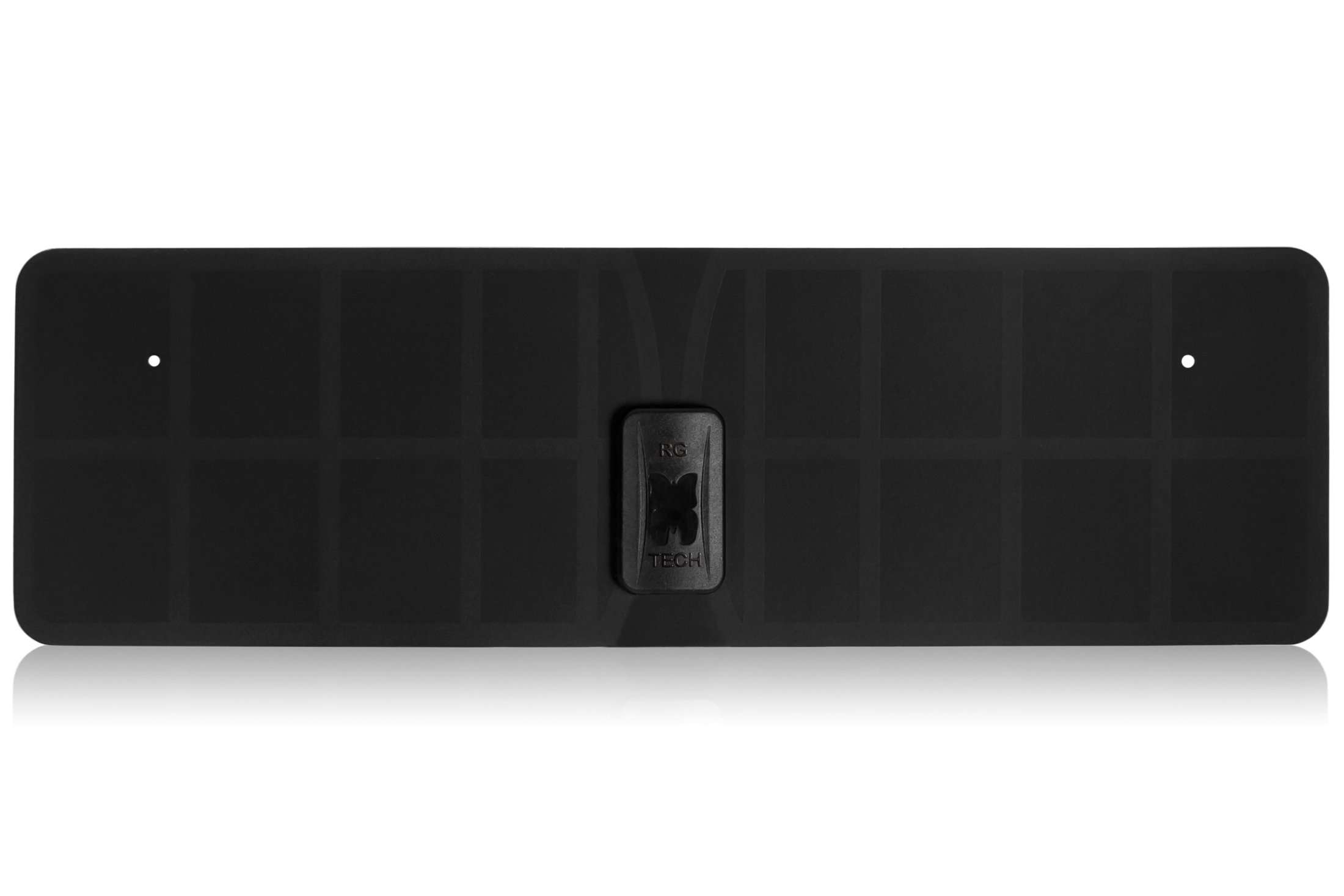 RGTech Monarch 40 Black Indoor HDTV Flat Paper Thin Antenna - True 40 Mile Range, Multidirectional Reception, UWB Technology and 4G filter for Maximum UHF/VHF/FM/USB TV Tuner/DVB-T/DAB Radio reception 1