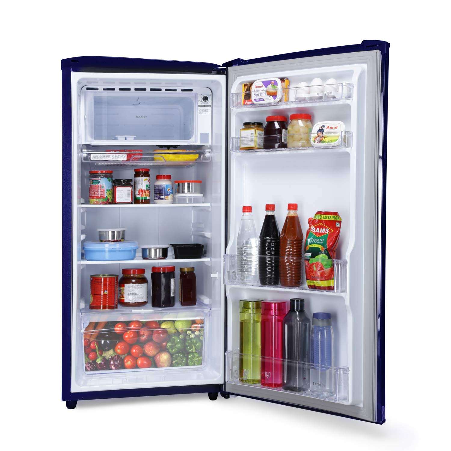 Godrej 192 L 2 Star Direct-Cool Single Door Refrigerator (RD EDGENEO 207B 23 THF OX BL, Oxy Blue, Turbo Cooling Technology) 4