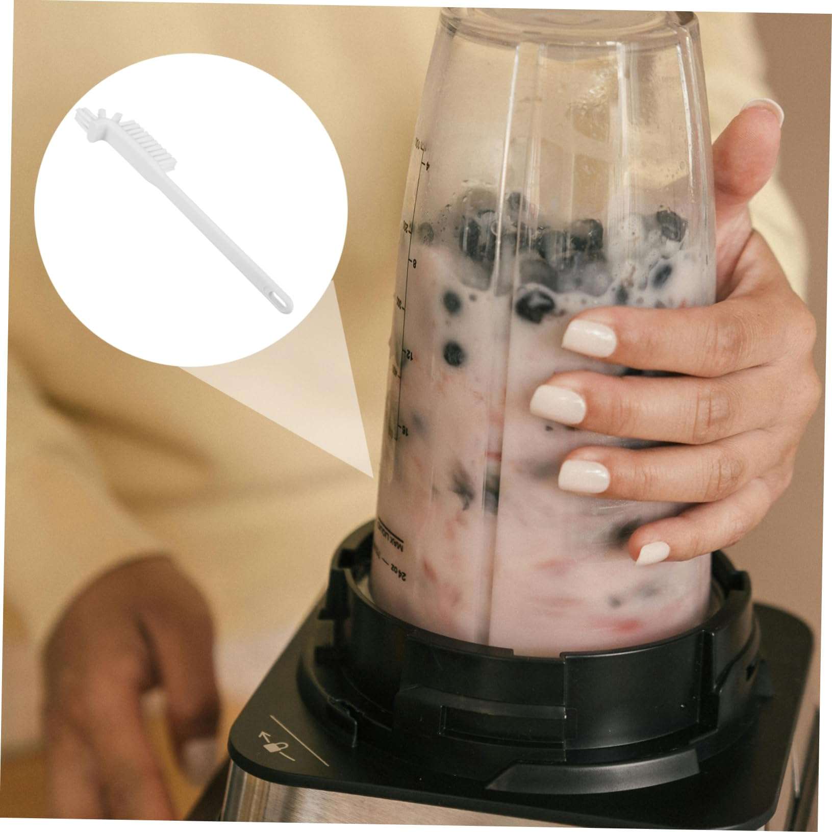 DONFAMDS Innovative Brush Head Deep Clean Brushes for Washing Machine Shower Scrubber Handle 5