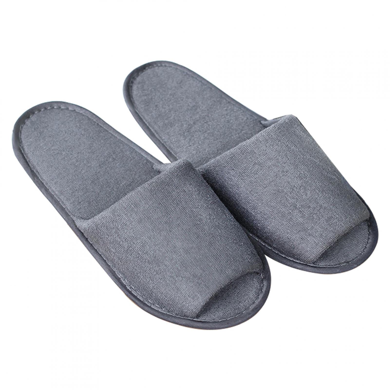 Denpetec Cozy Lightweight and Memory Foam Indoor Slippers for Womens and Mens, Foldable Slippers for Travel,Spa and Hotel 1