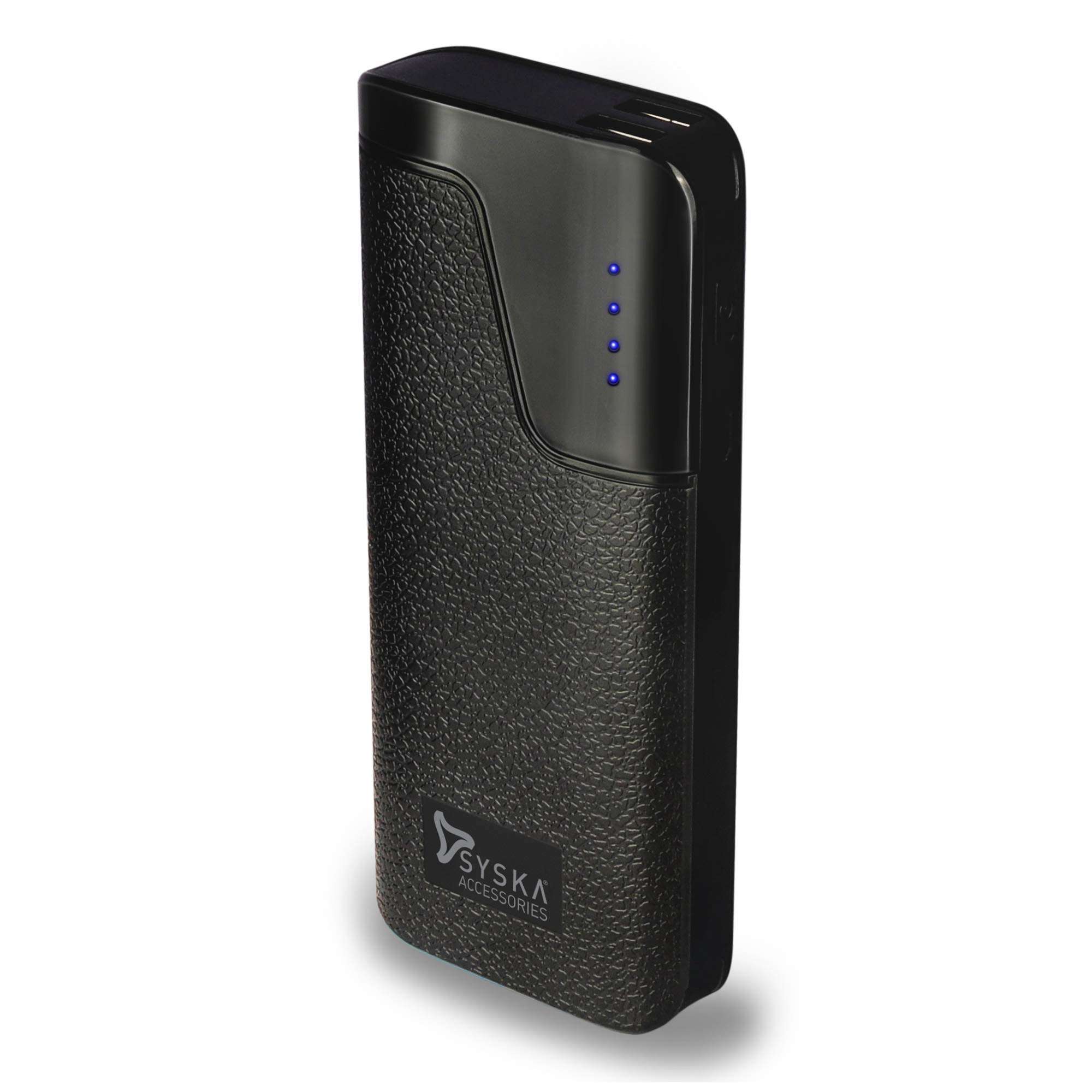 Syska 10000mAH Lithium Ion L1001X Power Vault100 Power Bank (Black) 1