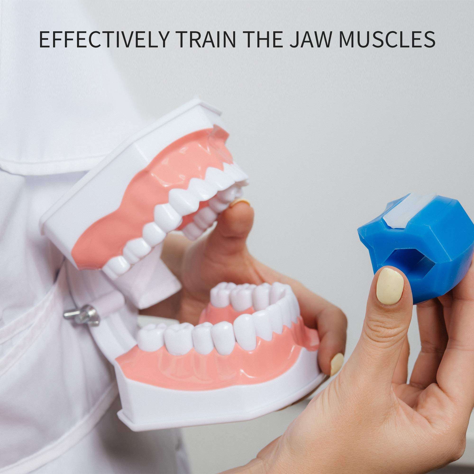 Jawline Exerciser Jaw, Face, and Neck Exerciser - Define Your Jawline, Slim and Tone Your Face, Look Younger and Healthier - Helps Reduce Stress and Cravings - Facial Exerciser 4