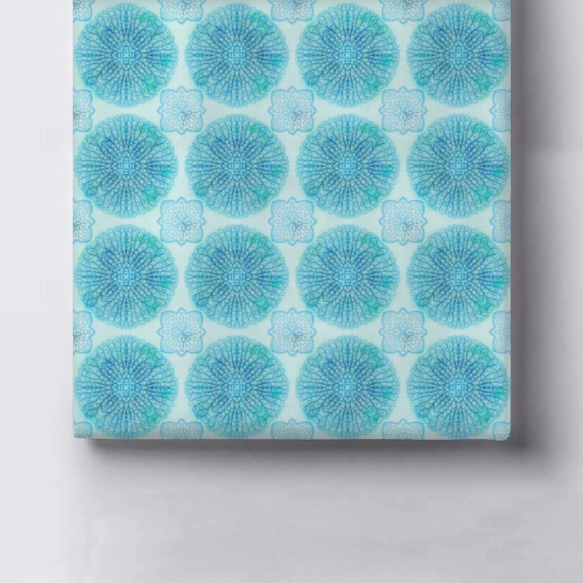 ArtzFolio Ethnic Ornament D5 | Satin Upholstery Fabric by Metre | for Curtains, Cushions, Furnishing, Craft, Dress Material | Width 1.3metre (52inch) | Length 5 metre (200 inch / 508 cms) 6