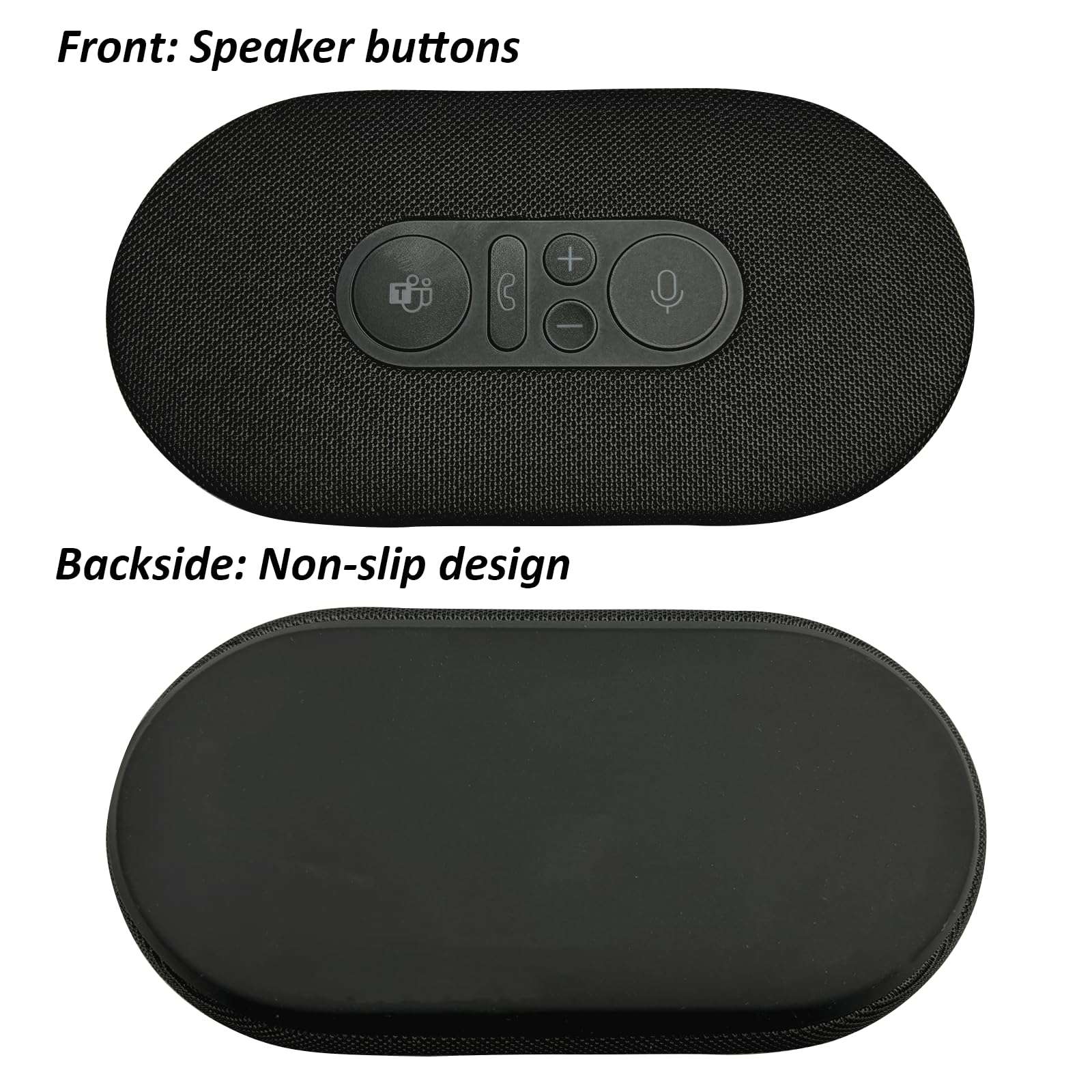 Modern USB-C Speaker for Microsoft USB-C Speaker(8KZ-00001),2-Way Compact Stereo Speaker for Business Team Meeting, Call Controls, Noise Reducing Microphone,Wired USB-C for Windows 10/11(Black) 4