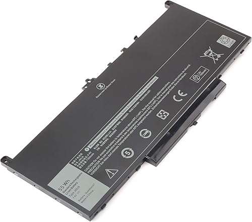 J60J5 Laptop Battery 7.6V 55WH Replacement for DELL Latitude 7270 7470 E7270 E7470 UltraBook Business Laptop Notebook P26S001 P61G001 MC34Y R1V85 451-BBSX 451-BBSY 242WD 1W2Y2 GG4FM 6