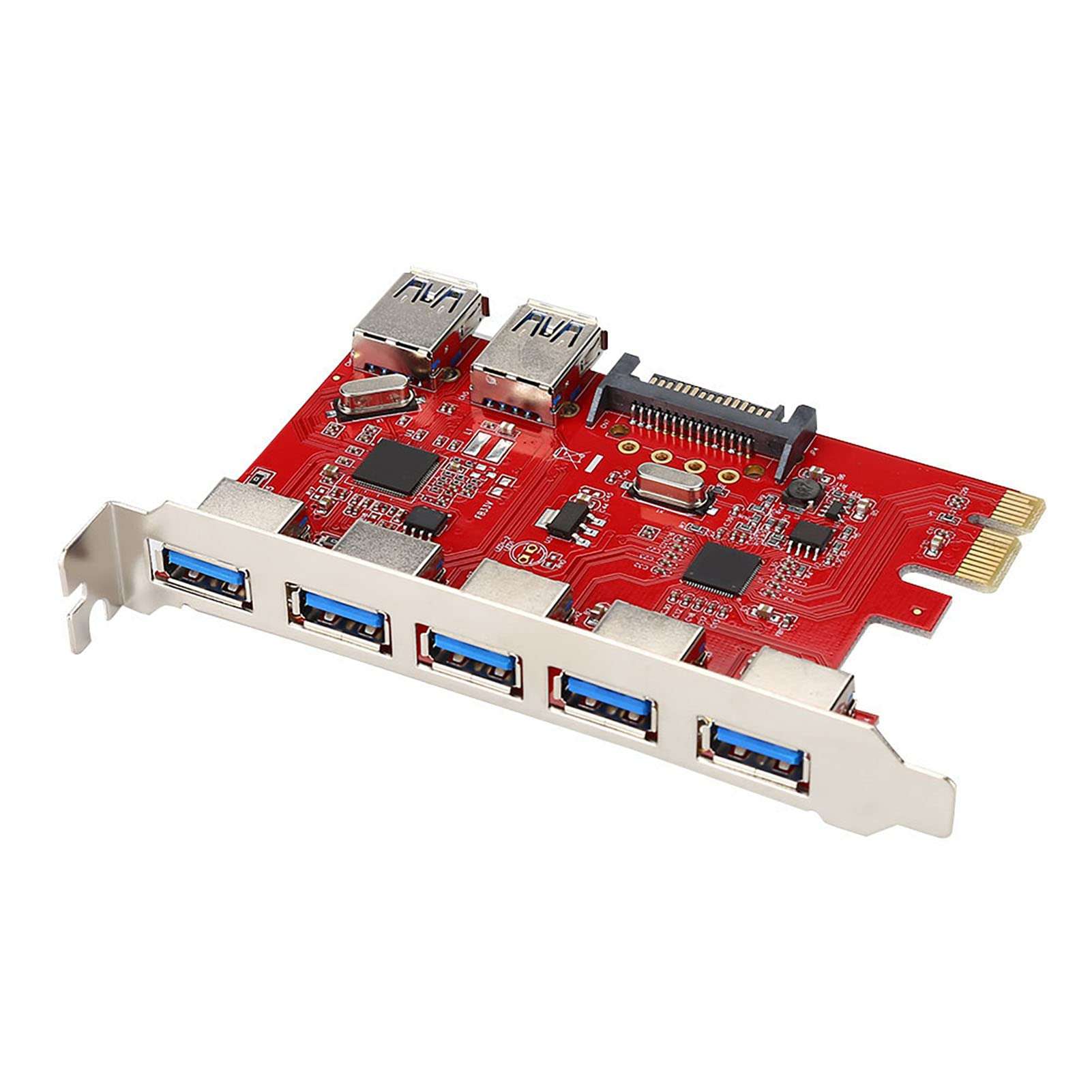 SuperFast USB 3.0 PCI to USB Converter Adapter with RJ45 1Gbps Transmission Rate, Ideal for Building or Upgrading Your Computer, Plug and Play for Multiple Interface 6