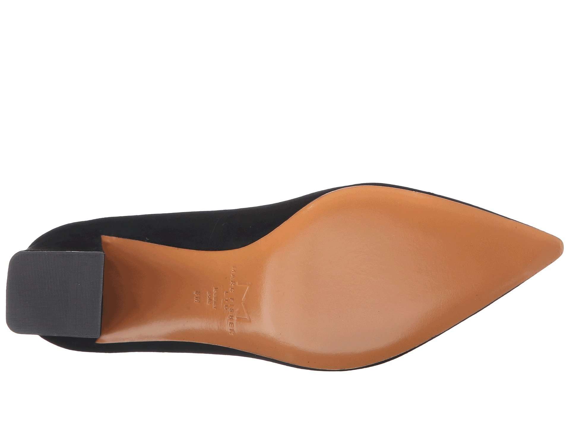 Marc Fisher LTD Zala Pump Black Suede 12 M 4