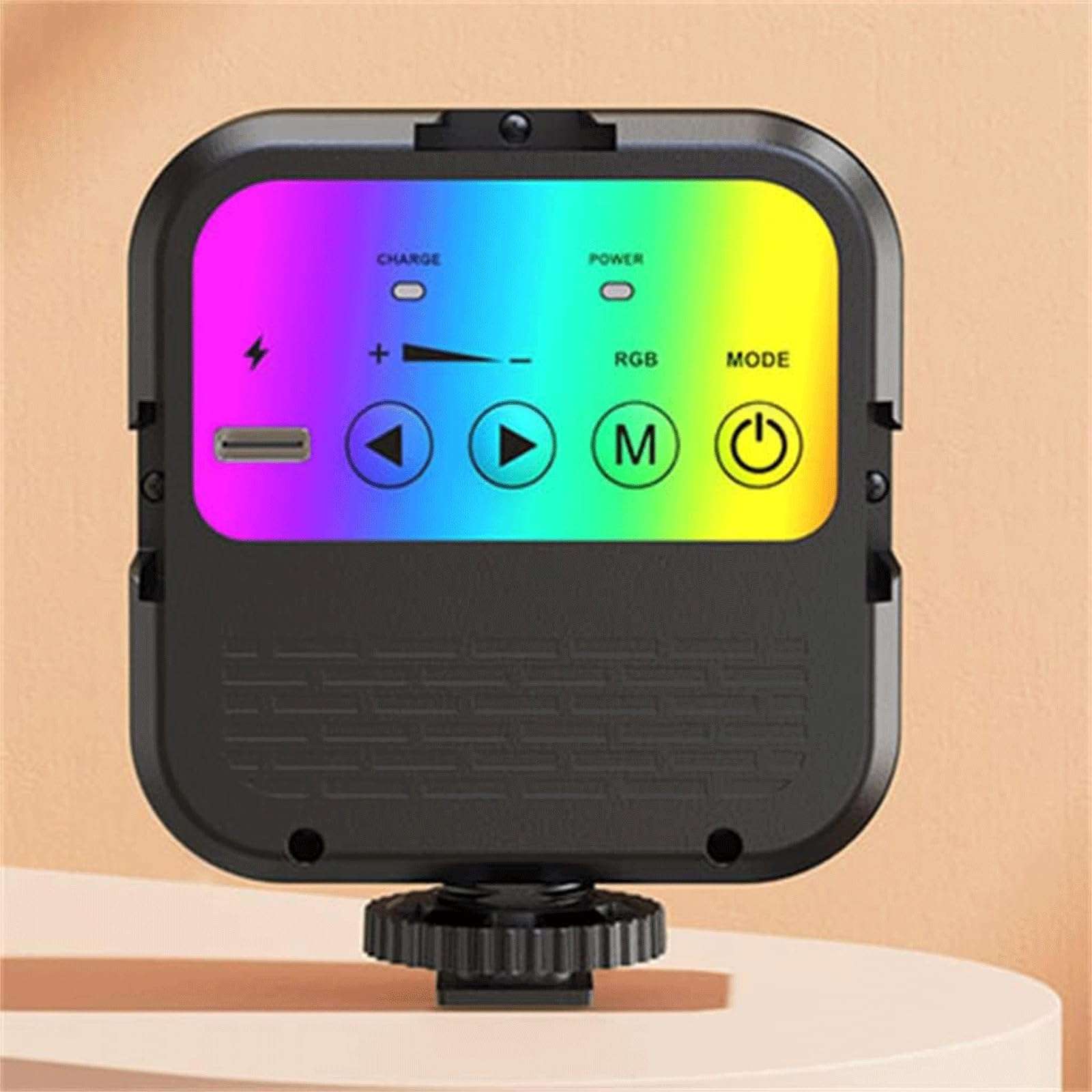 FROON Fill Light LED Atmosphere Lamp Portable Fill Lamp Photo Beauty Lamp Handheld Mobile Phone Live Photo Lighting for Outdoor Photography, 1 4