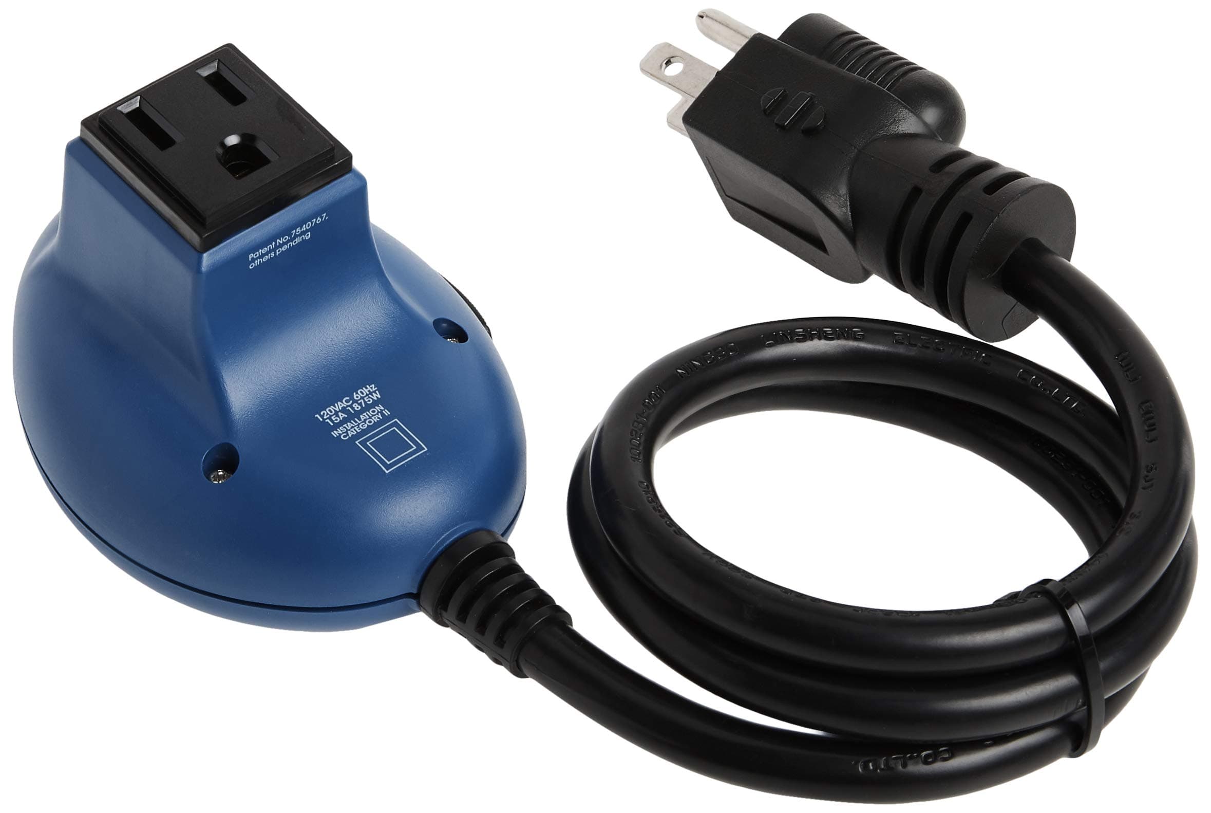 Reliance Controls Ammeter and Wattmeter THP103 AmWatt Appliance Load Tester/Plug, 1-Pack, Blue 2