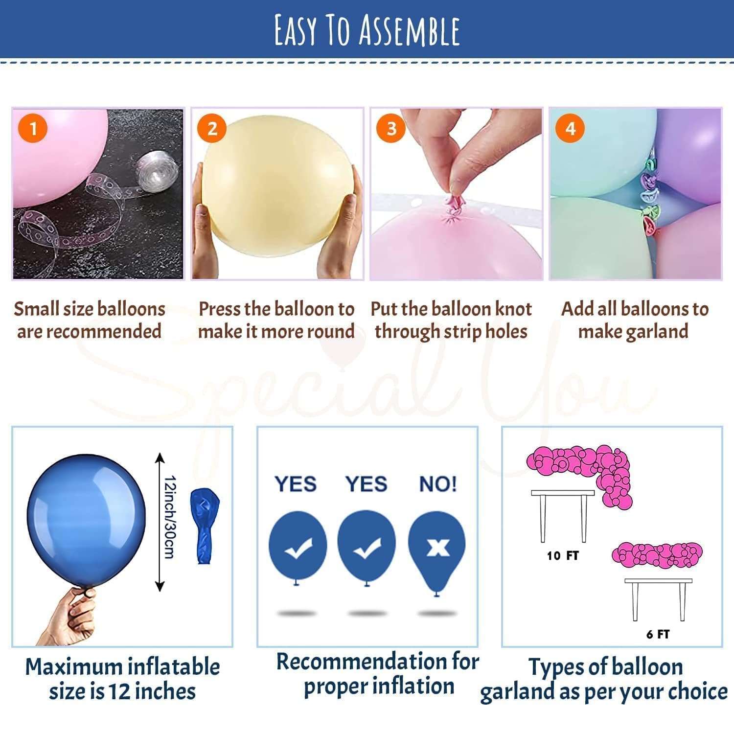 SpecialYou.in Butterfly Theme Birthday Party Decorations with Pastel Balloons for Decoration,Foil Balloons for Decor,Butterfly Stickers for Wall Decoration,Birthday Decoration Kit for Girls,Set of 1 5